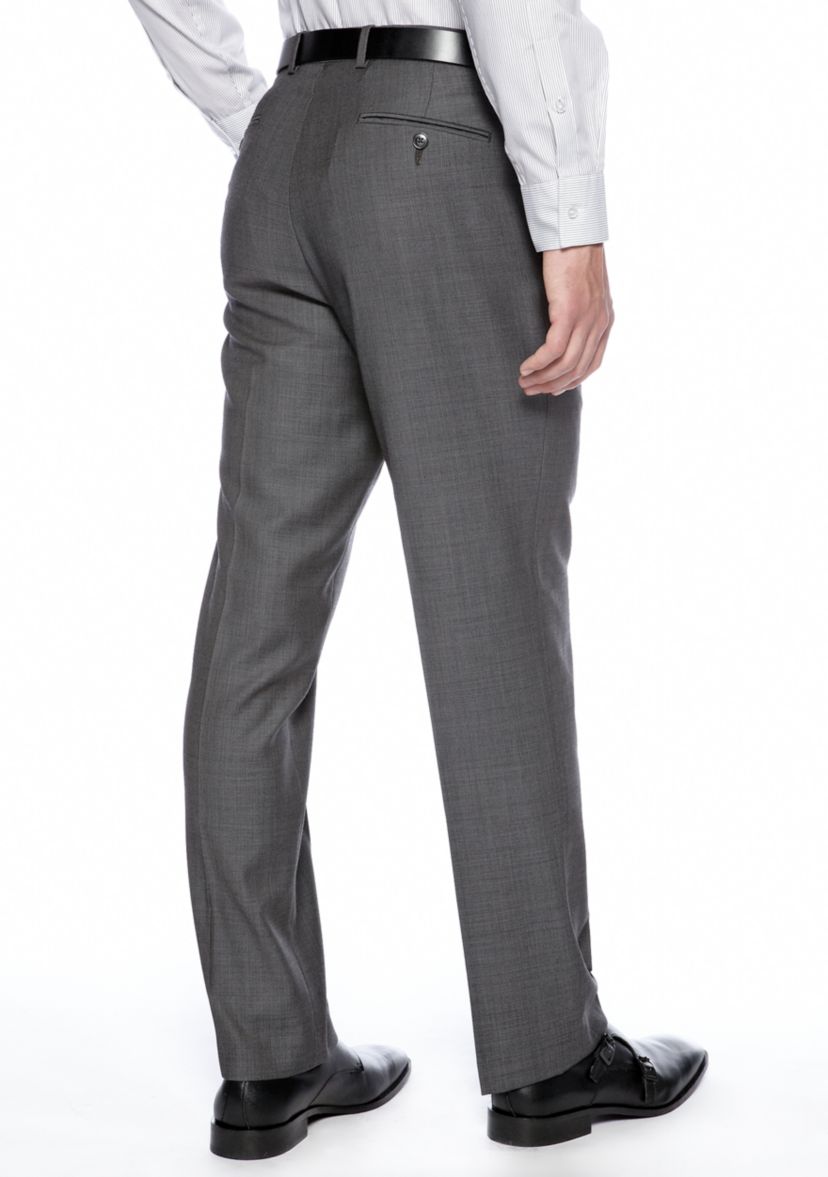 Slim Fit Charcoal Neat Suit Separate Pants