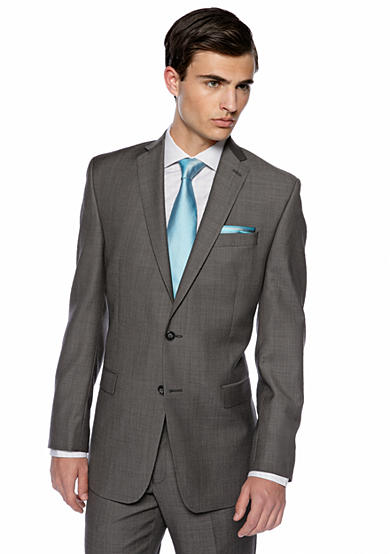 Calvin Klein Slim Fit Charcoal Neat Suit Separate Coat | Belk
