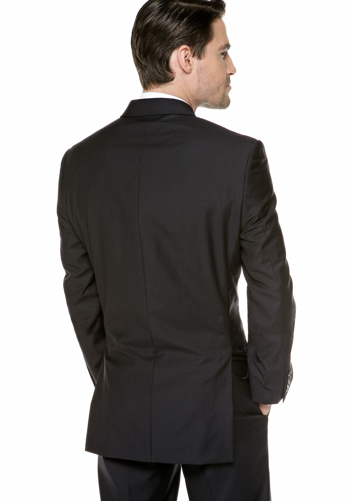 Slim Fit Stripe Suit Separate Coat