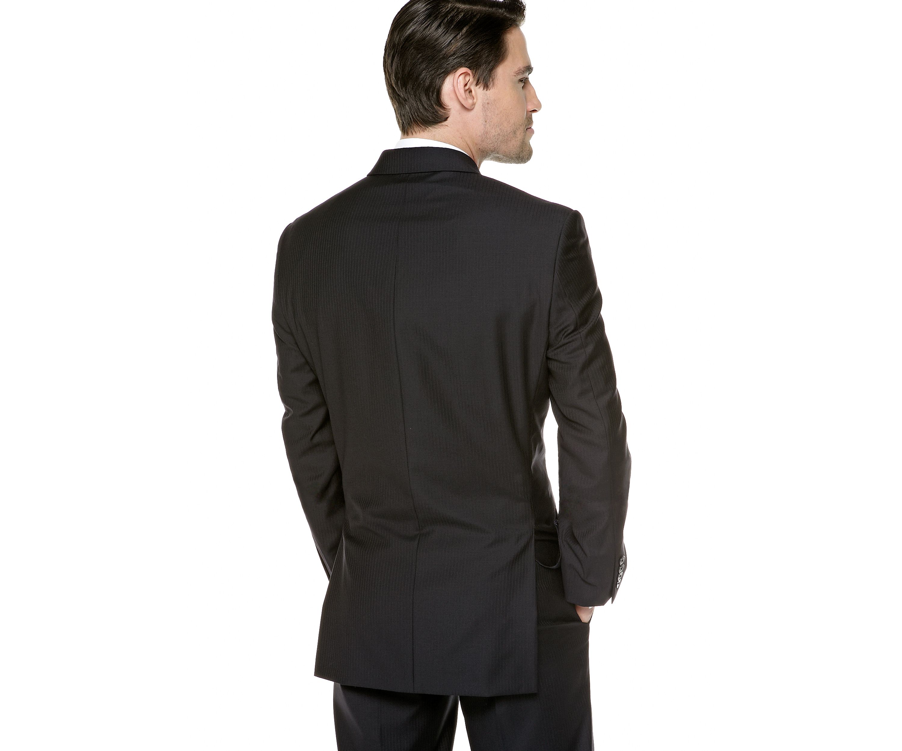 Slim Fit Stripe Suit Separate Coat
