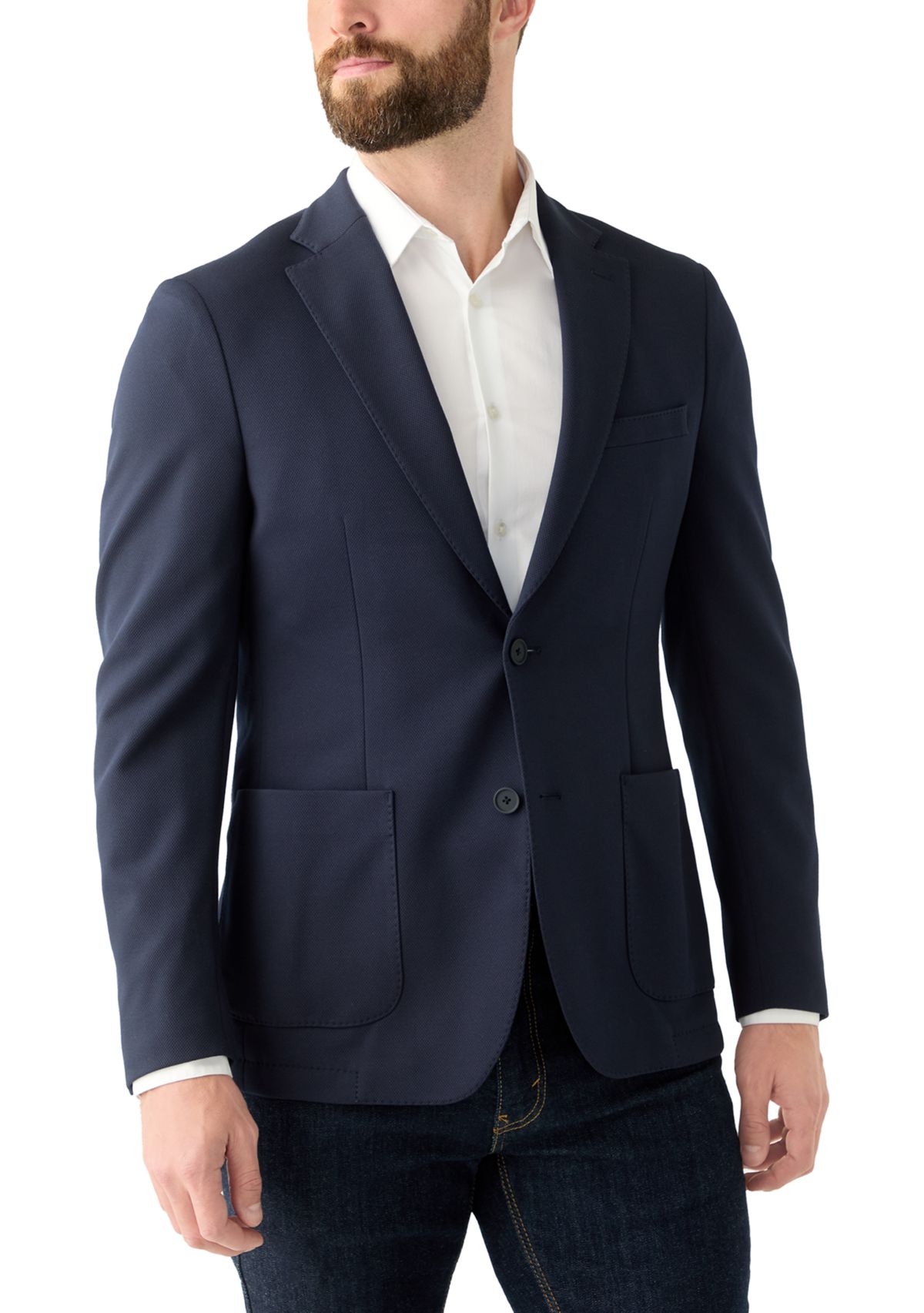 Mens Single Breasted Blazer