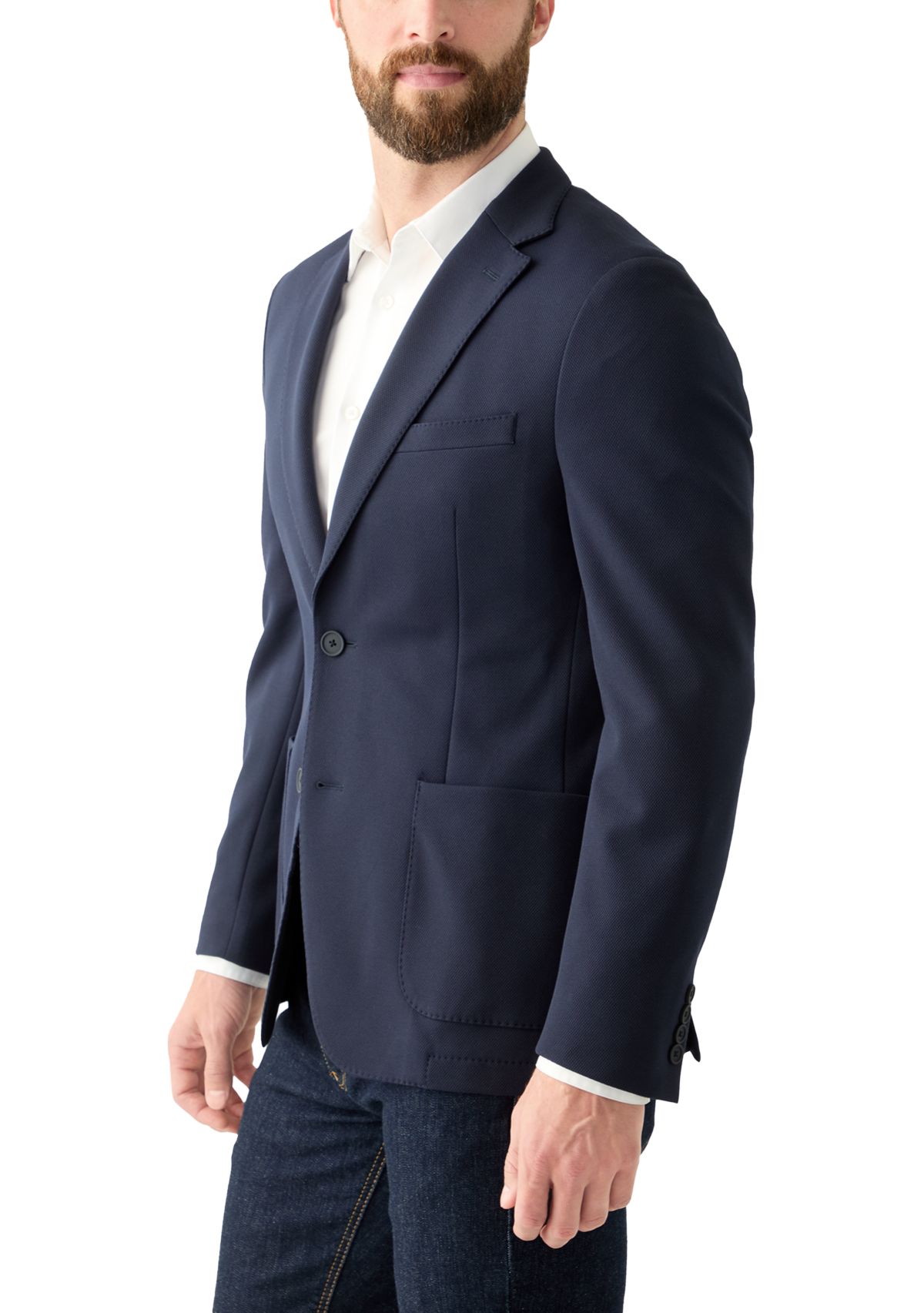 Mens Single Breasted Blazer