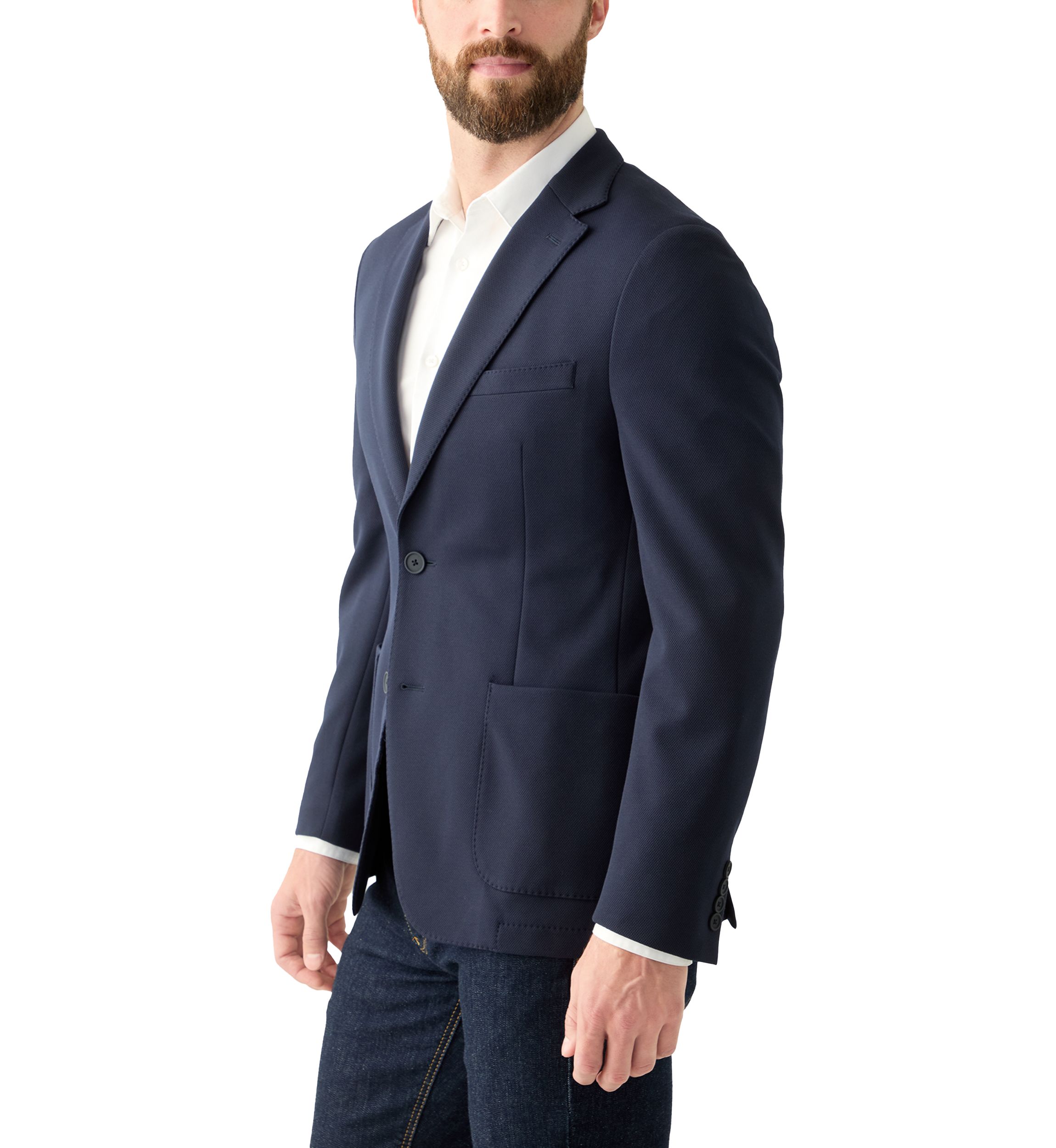Mens Single Breasted Blazer