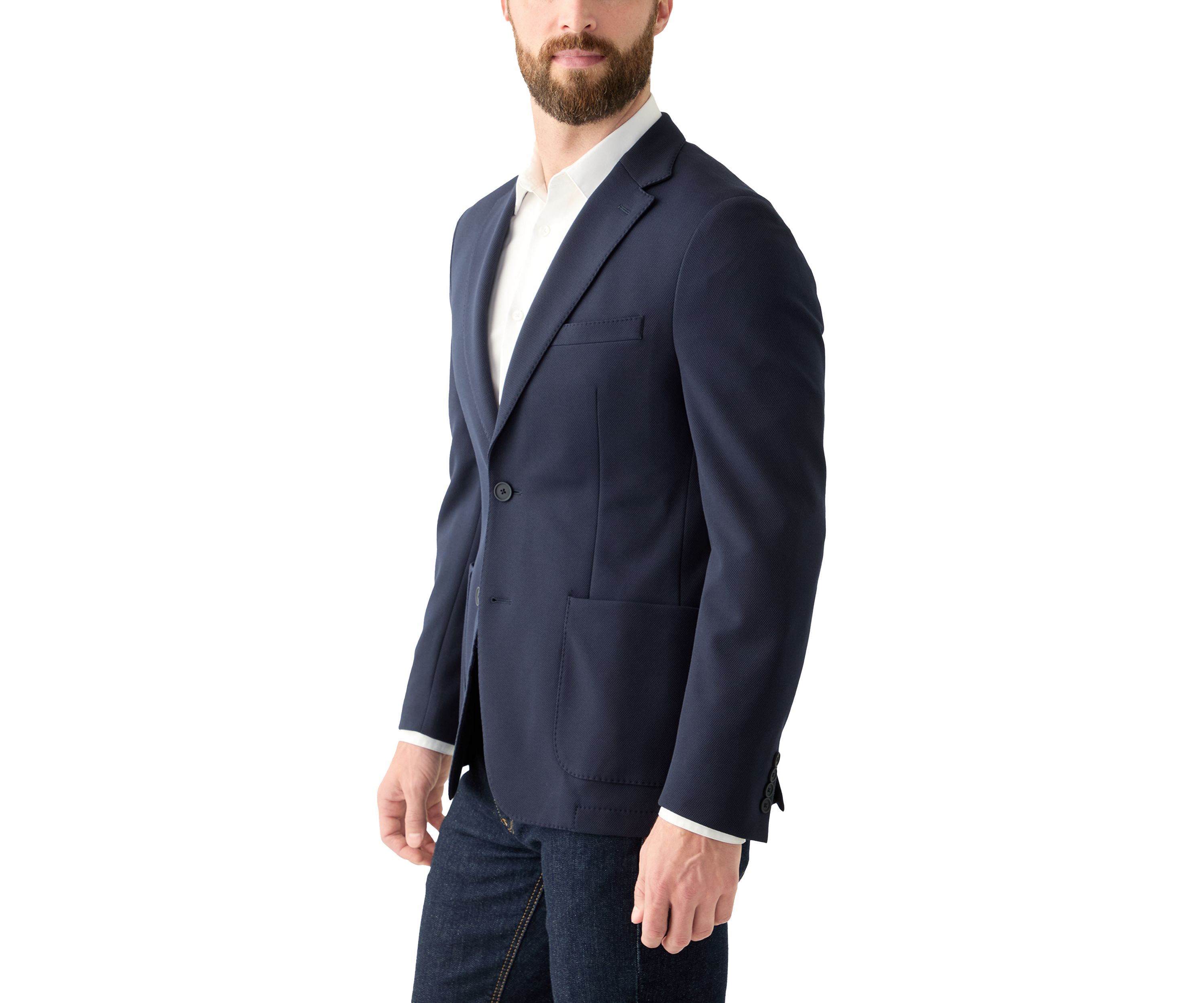 Mens Single Breasted Blazer