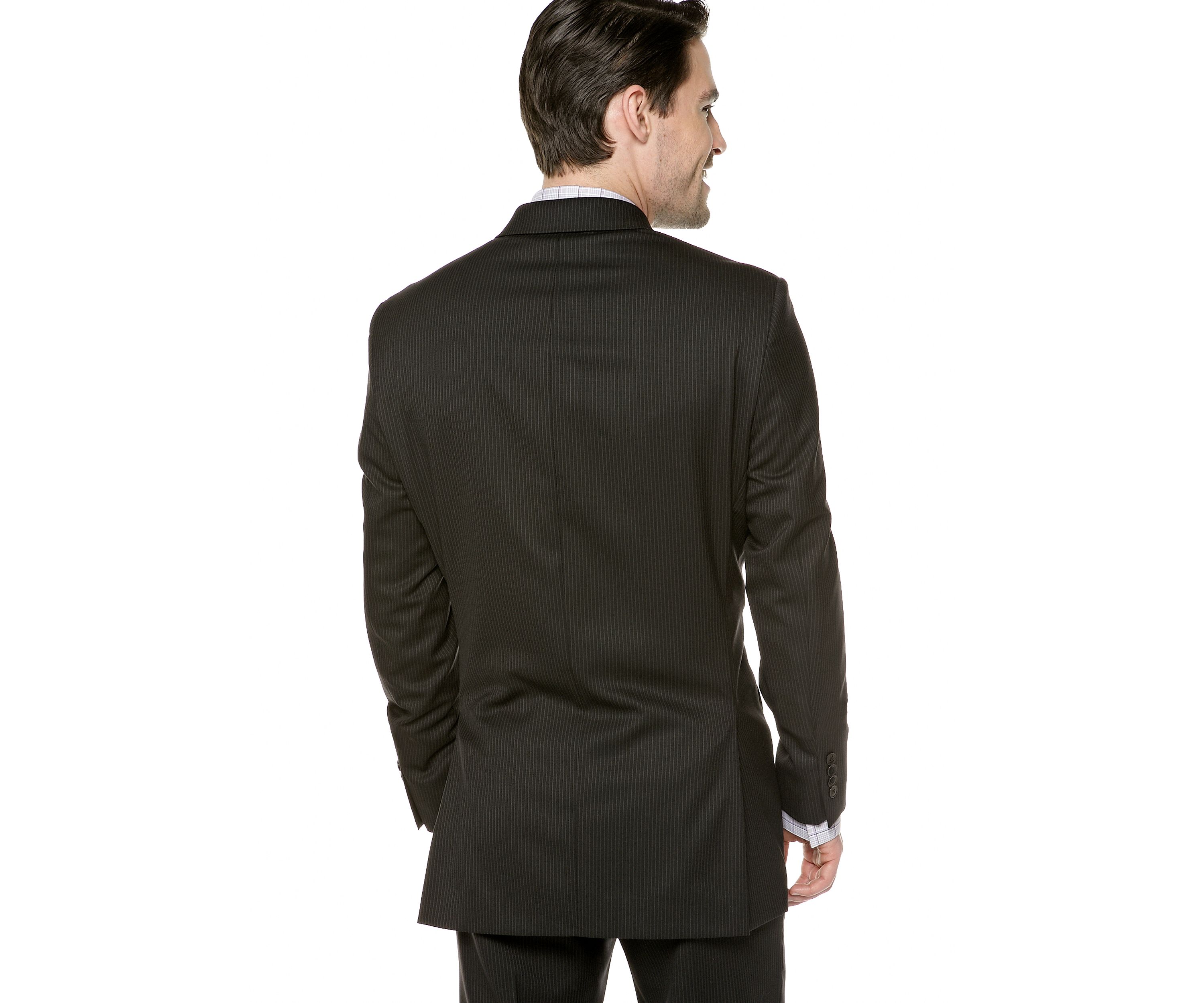 Slim Fit Stripe Suit Separate Coat