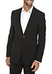 Black Plain Suit Separate Coat
