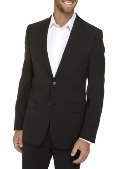 Black Plain Suit Separate Coat