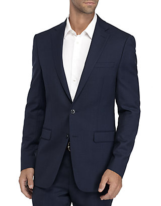 Calvin Klein Blue and Charcoal Birdseye Suit Separate Coat | belk