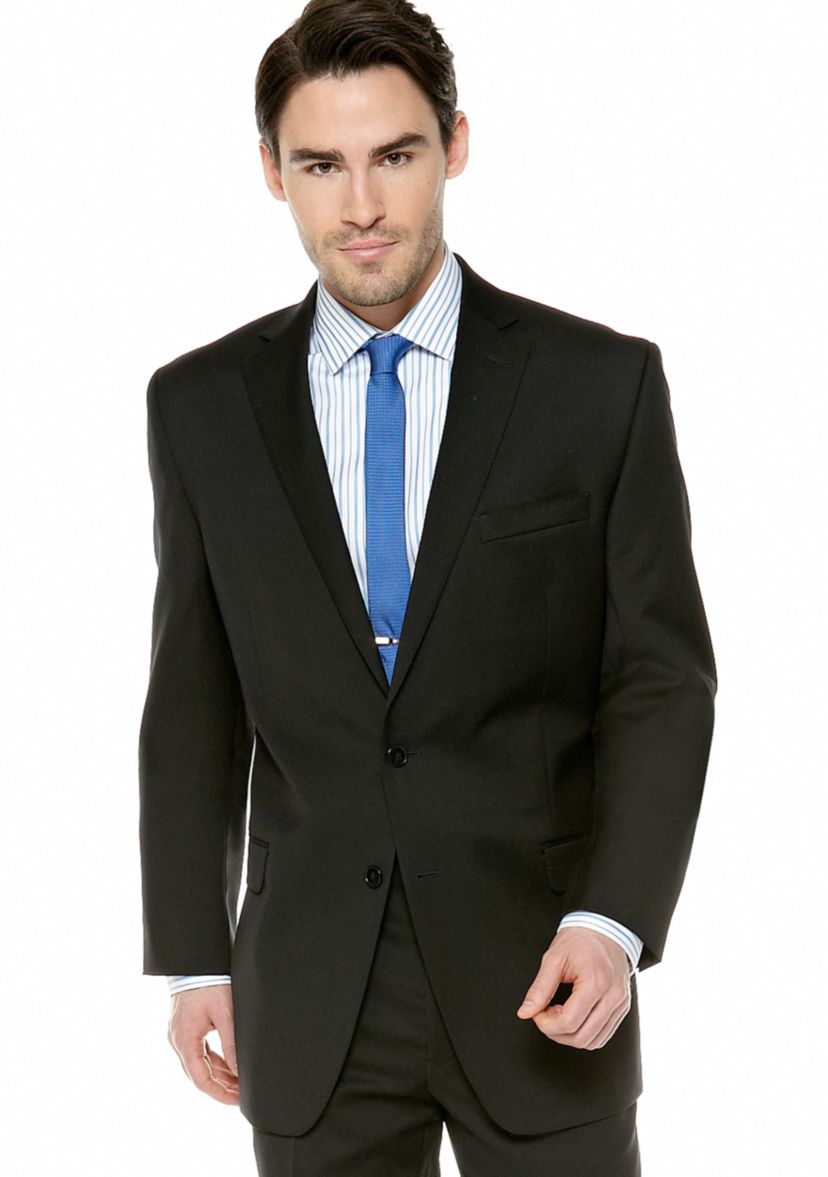 Slim Fit Black Suit