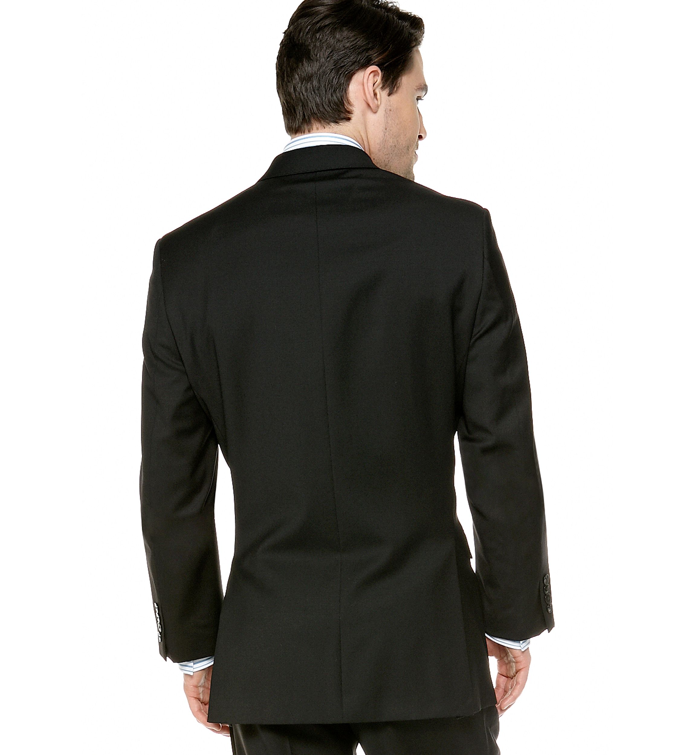 Slim Fit Black Suit