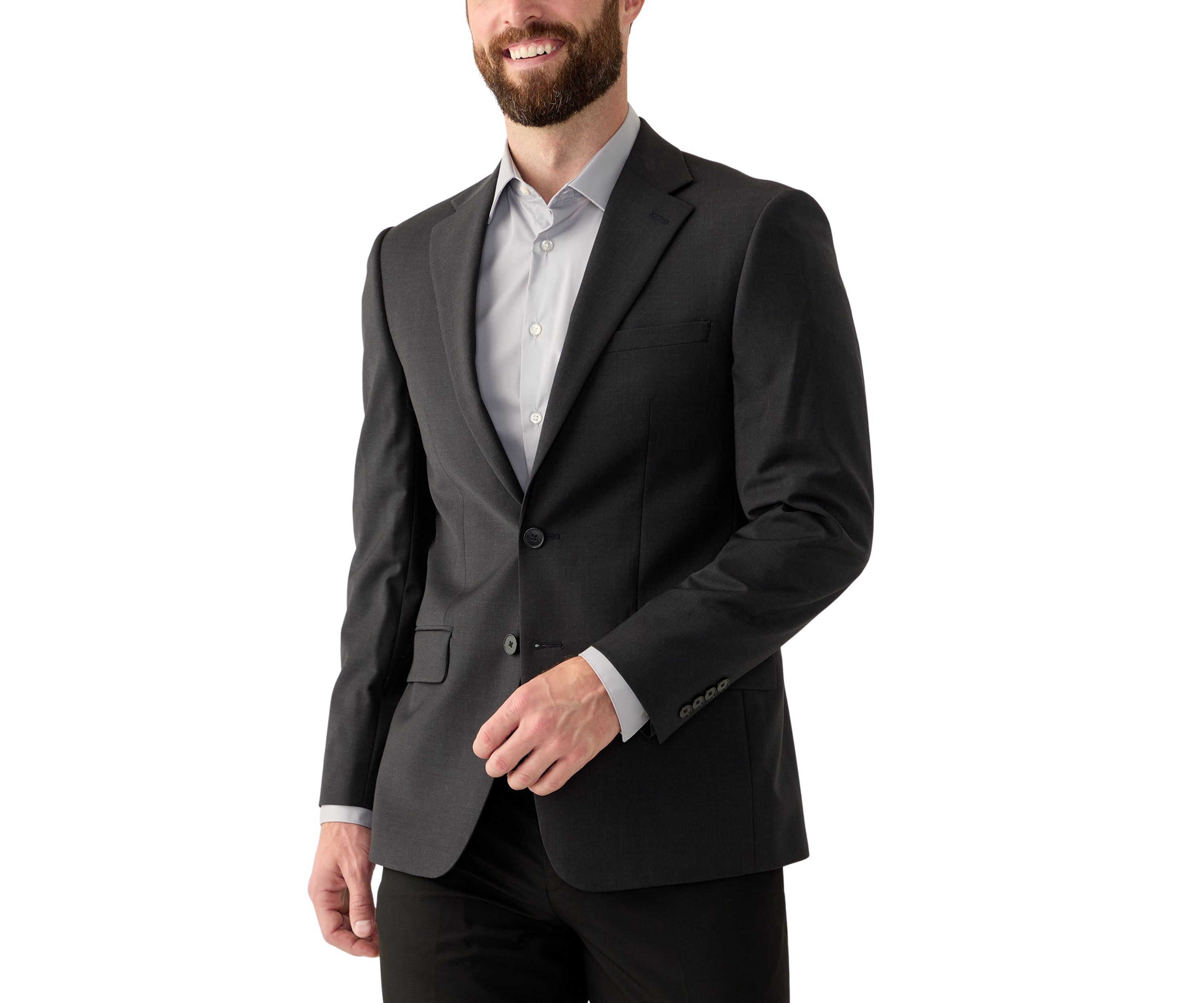 Mens Single Breasted Slim Fit Sport Coat