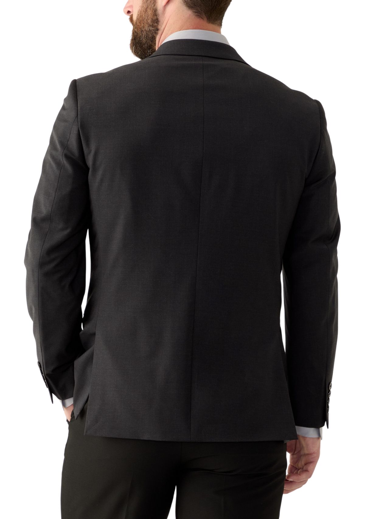 Mens Single Breasted Slim Fit Sport Coat
