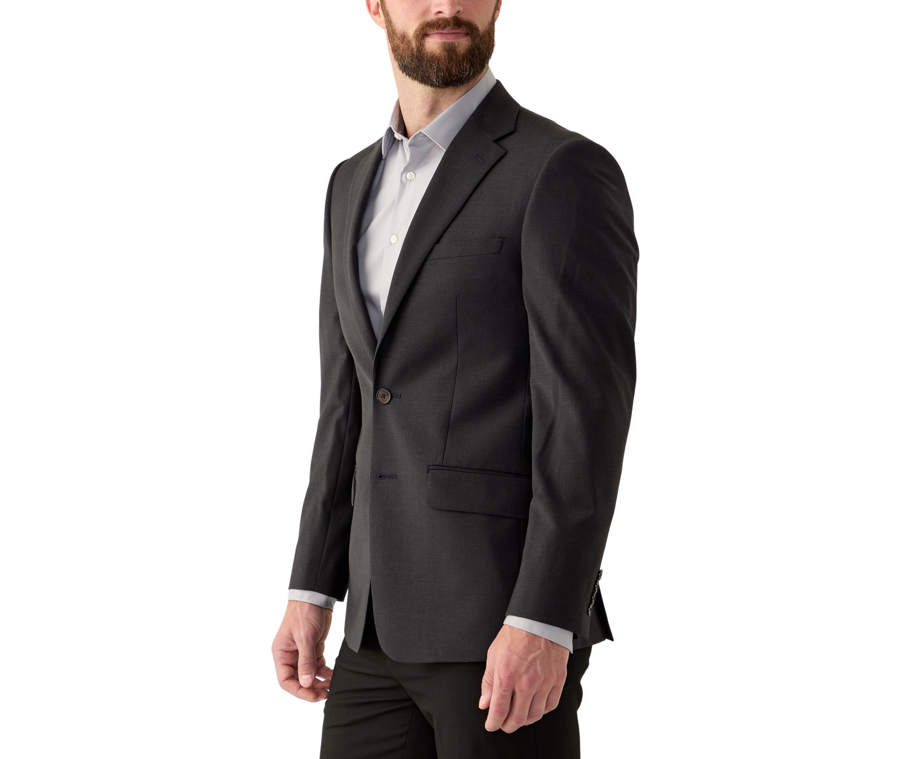 Mens Single Breasted Slim Fit Sport Coat