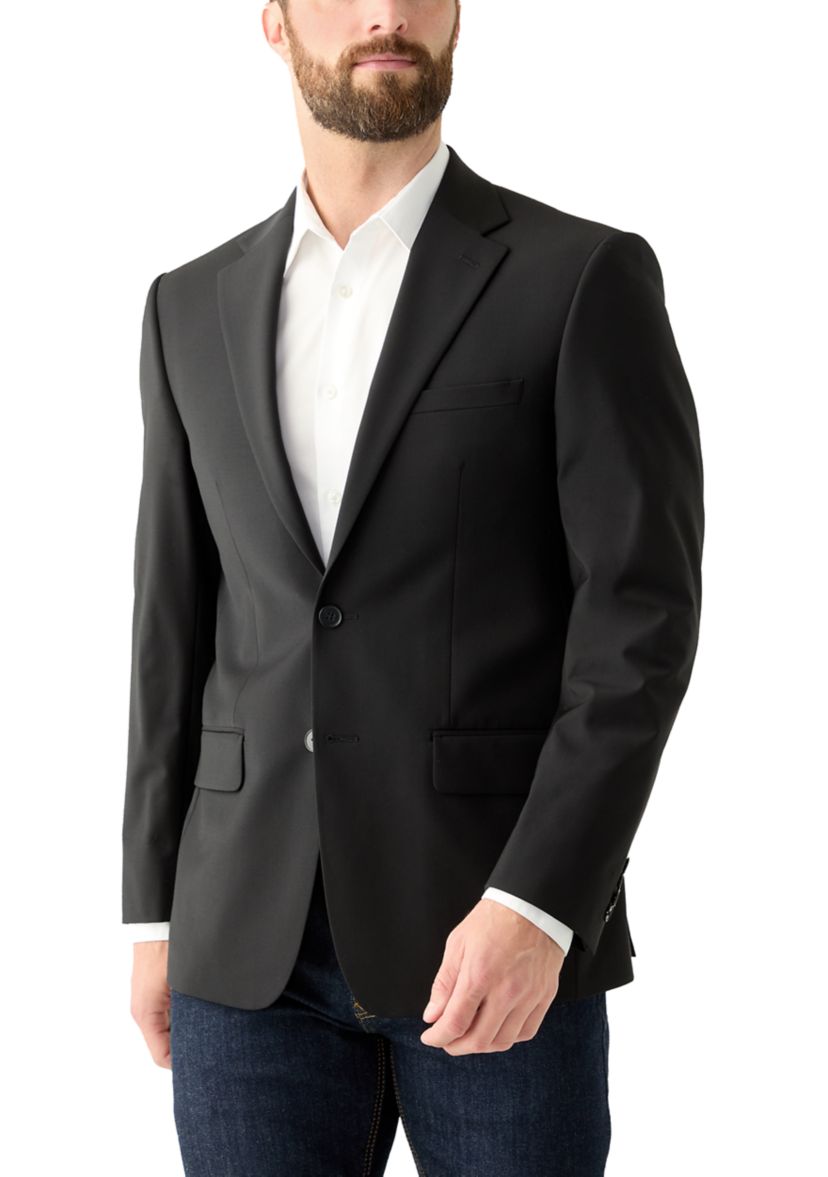 Mens Single Breasted Slim Fit Sport Coat