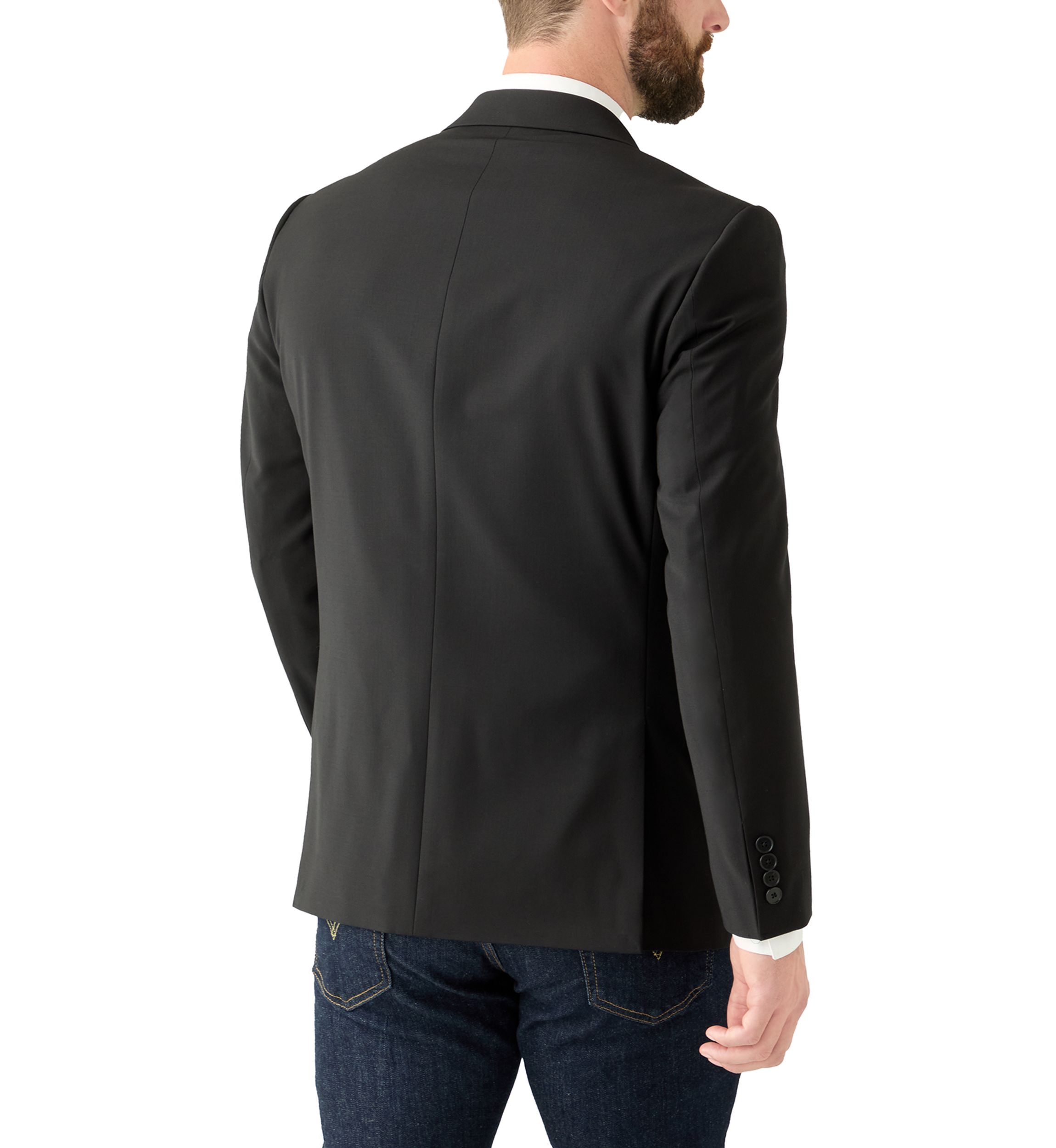 Mens Single Breasted Slim Fit Sport Coat