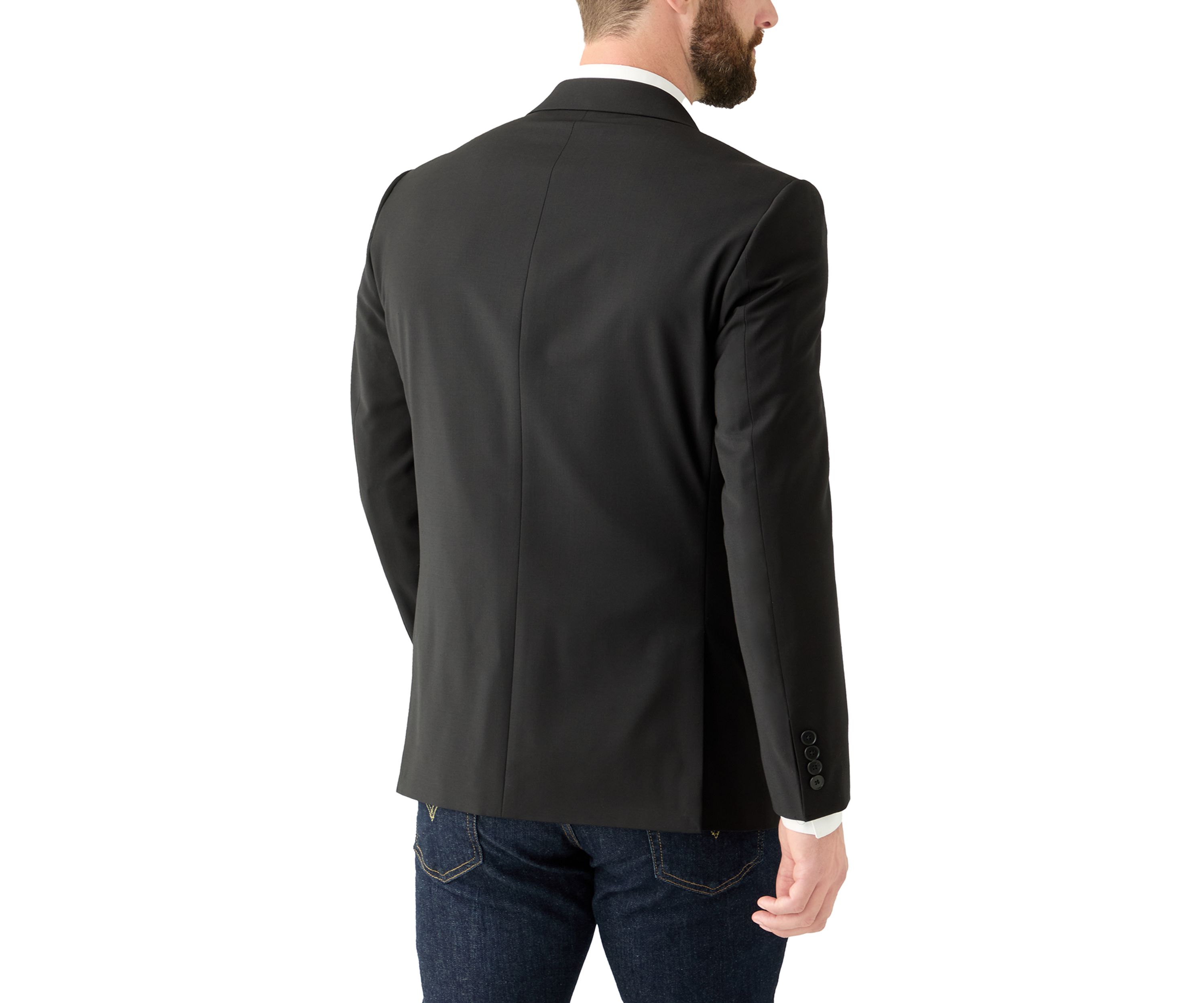 Mens Single Breasted Slim Fit Sport Coat