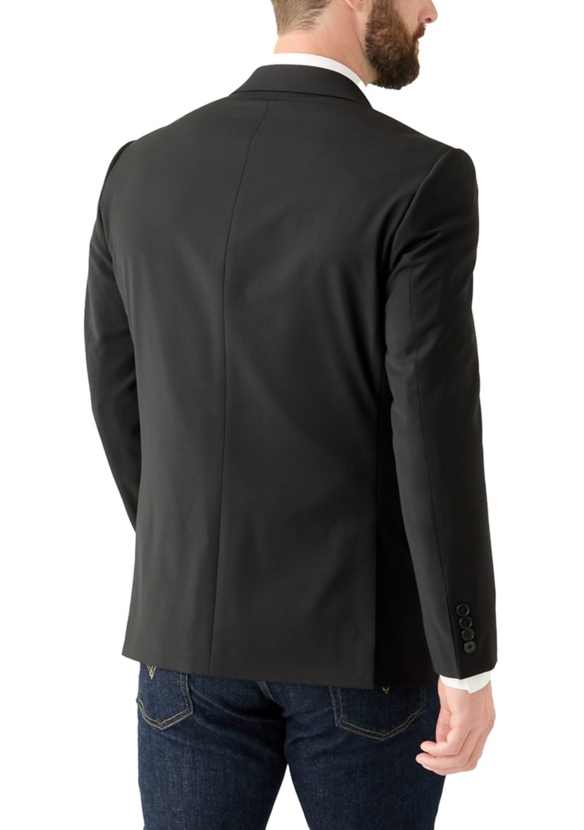 Mens Single Breasted Slim Fit Sport Coat