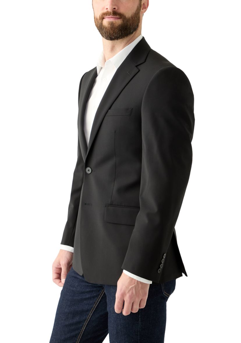 Mens Single Breasted Slim Fit Sport Coat
