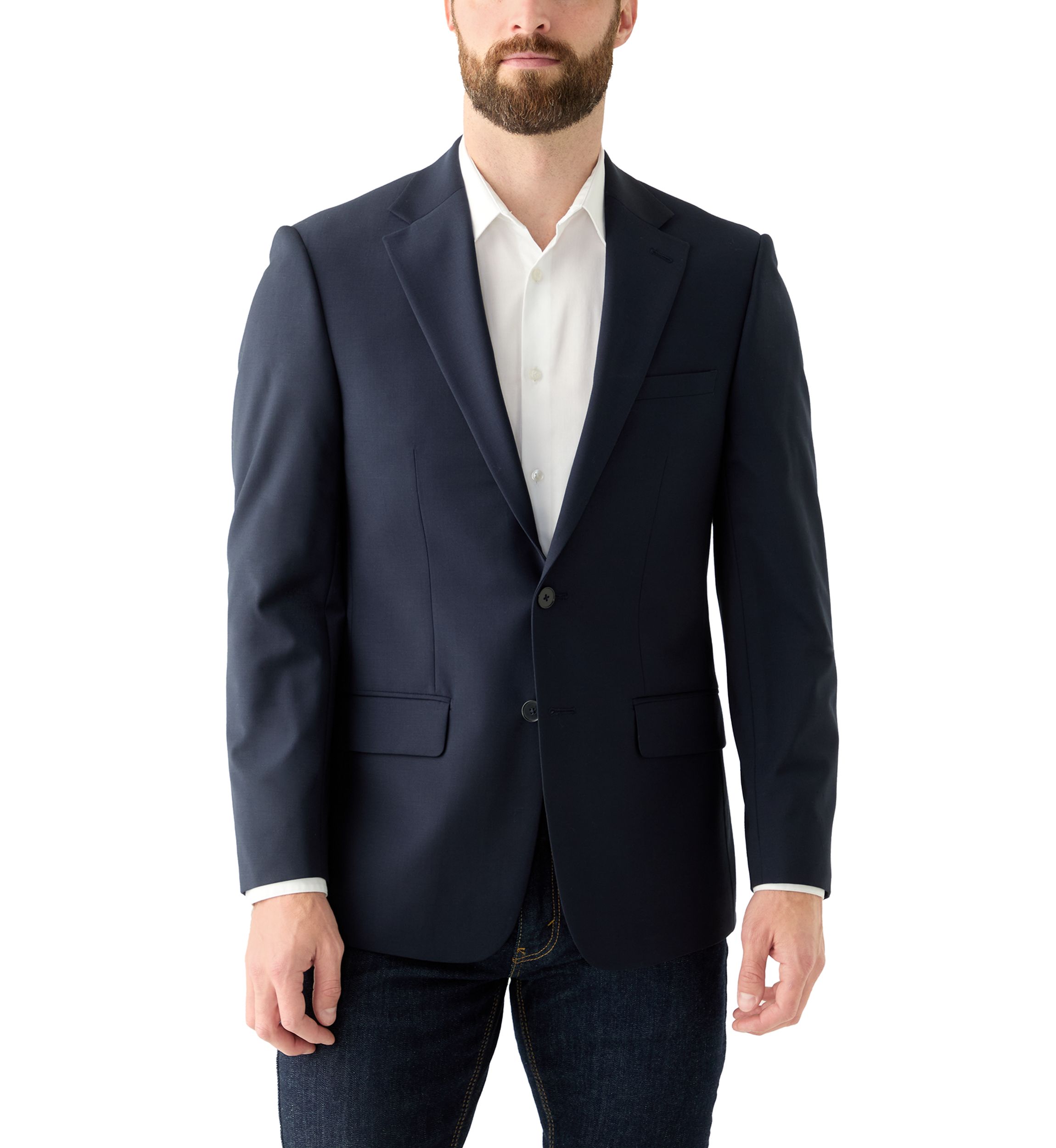 Mens Single Breasted Slim Fit Sport Coat