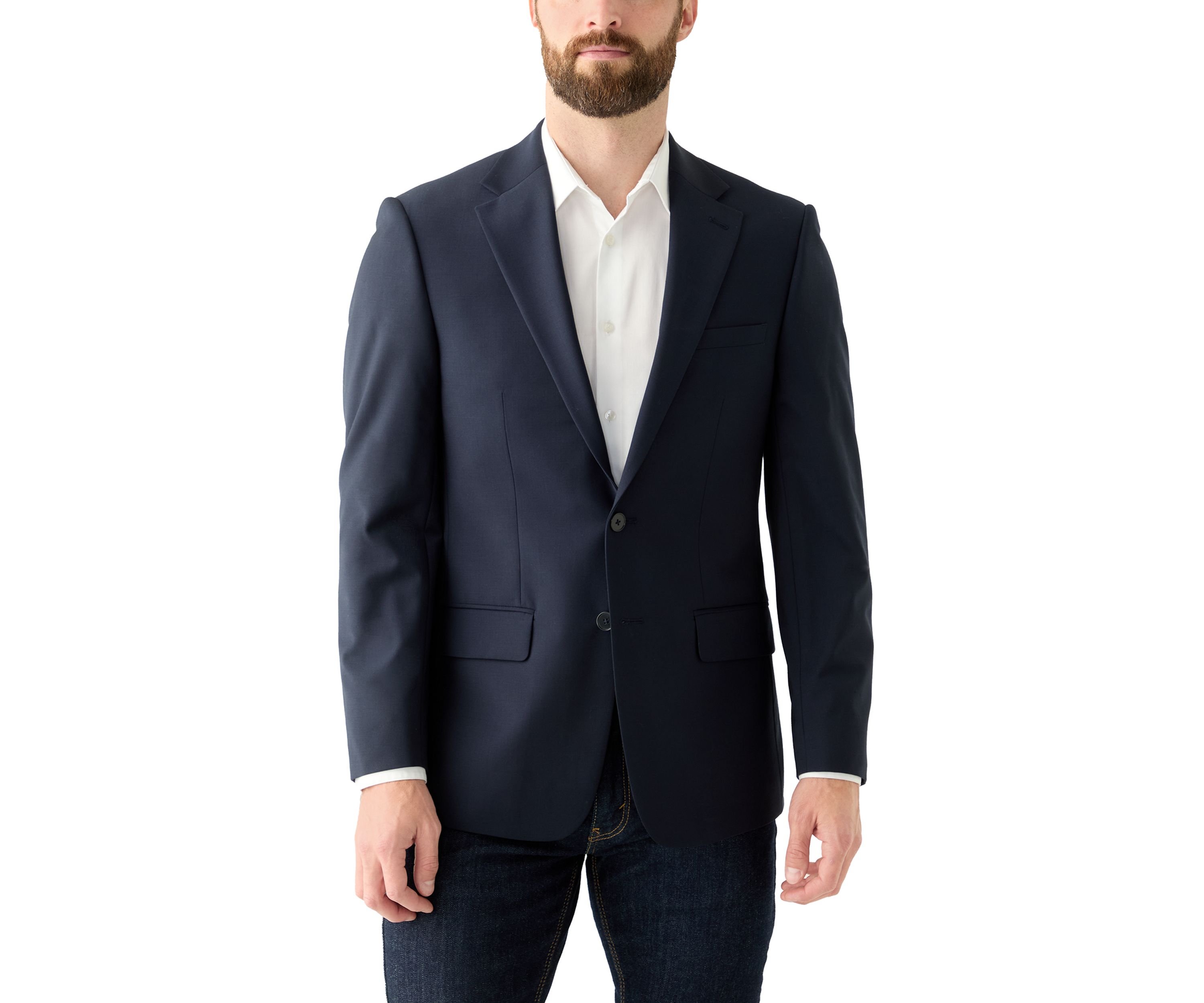 Mens Single Breasted Slim Fit Sport Coat