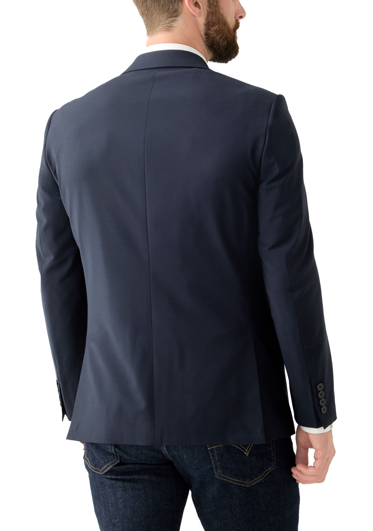 Mens Single Breasted Slim Fit Sport Coat