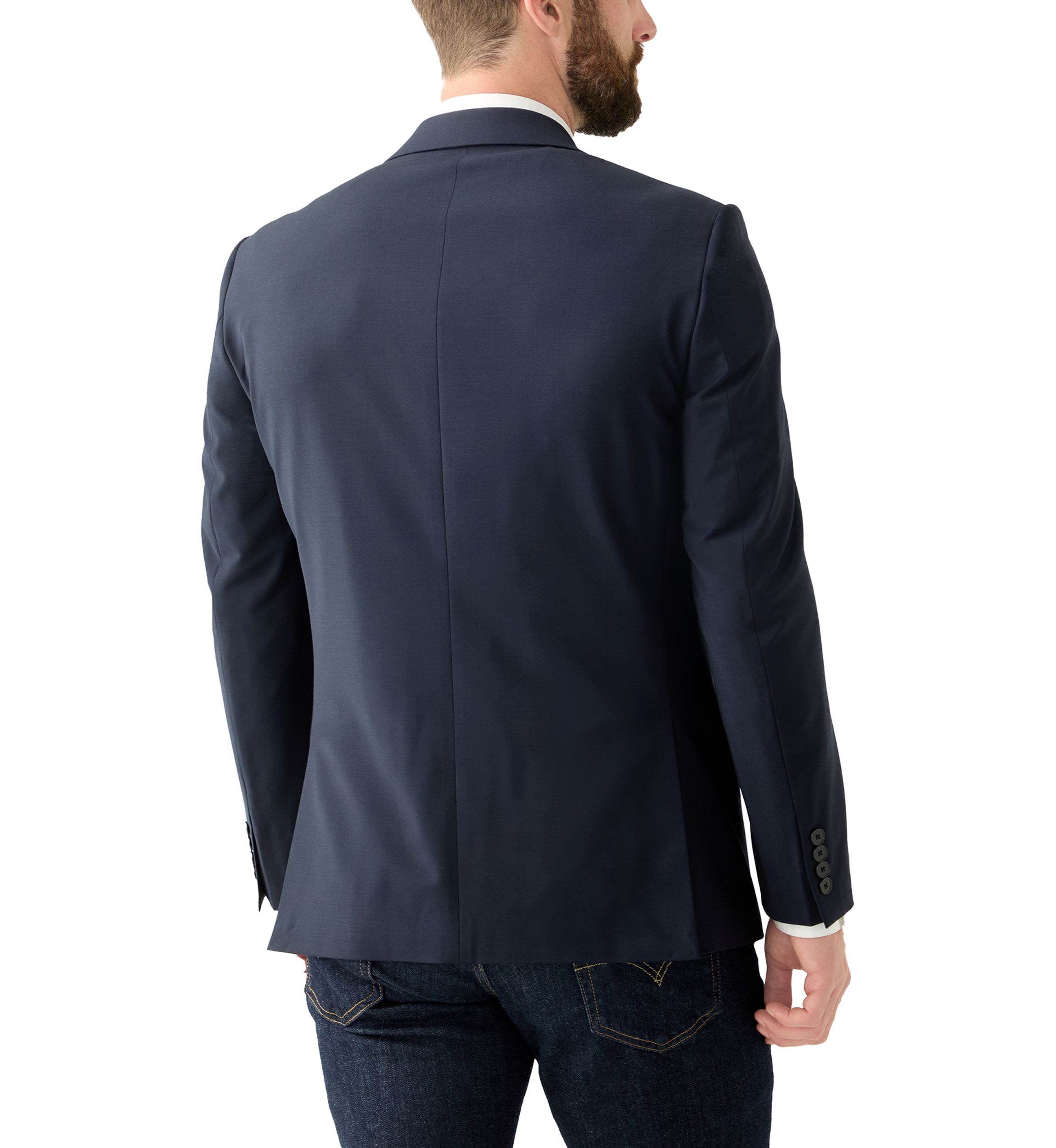 Mens Single Breasted Slim Fit Sport Coat