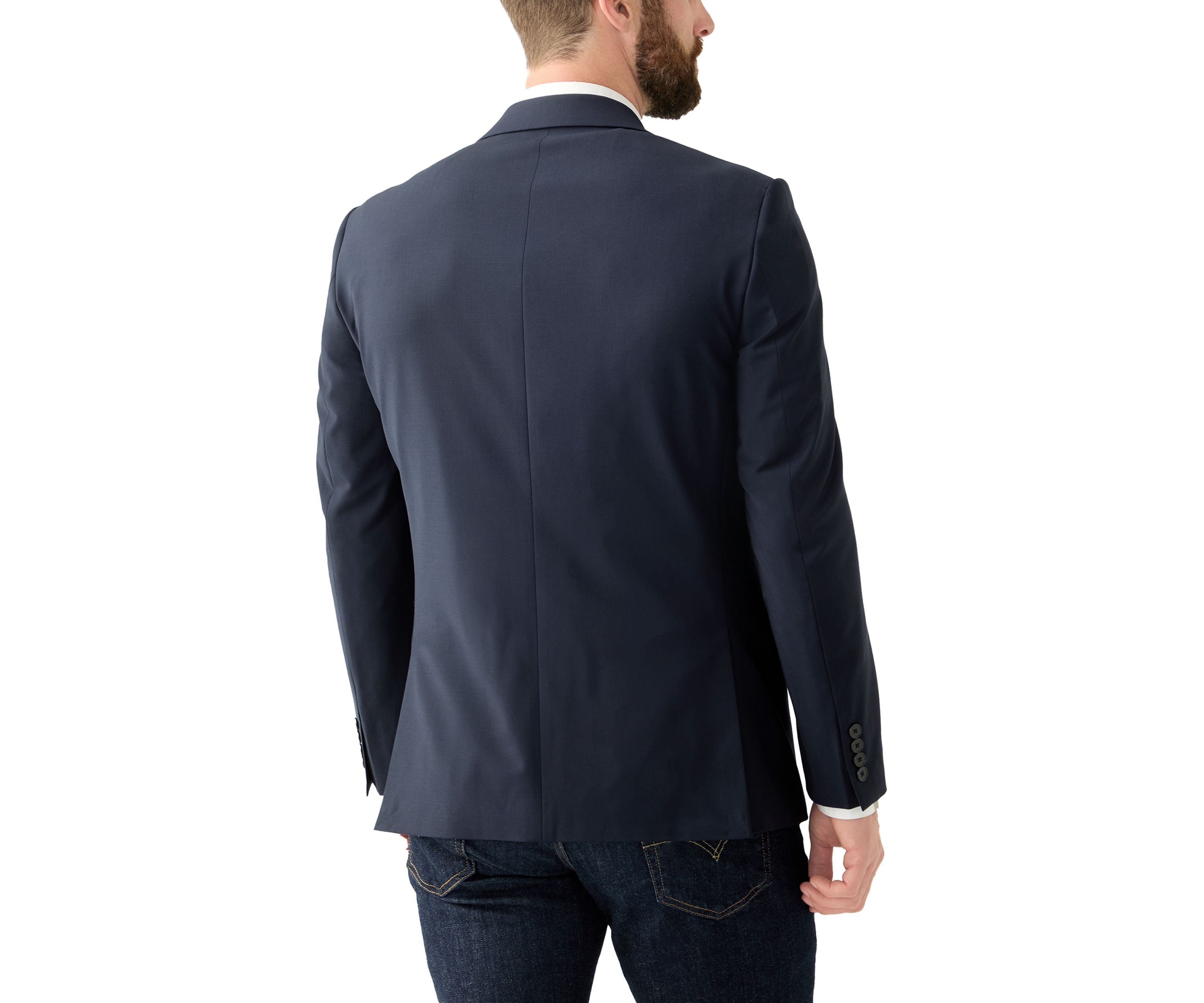 Mens Single Breasted Slim Fit Sport Coat