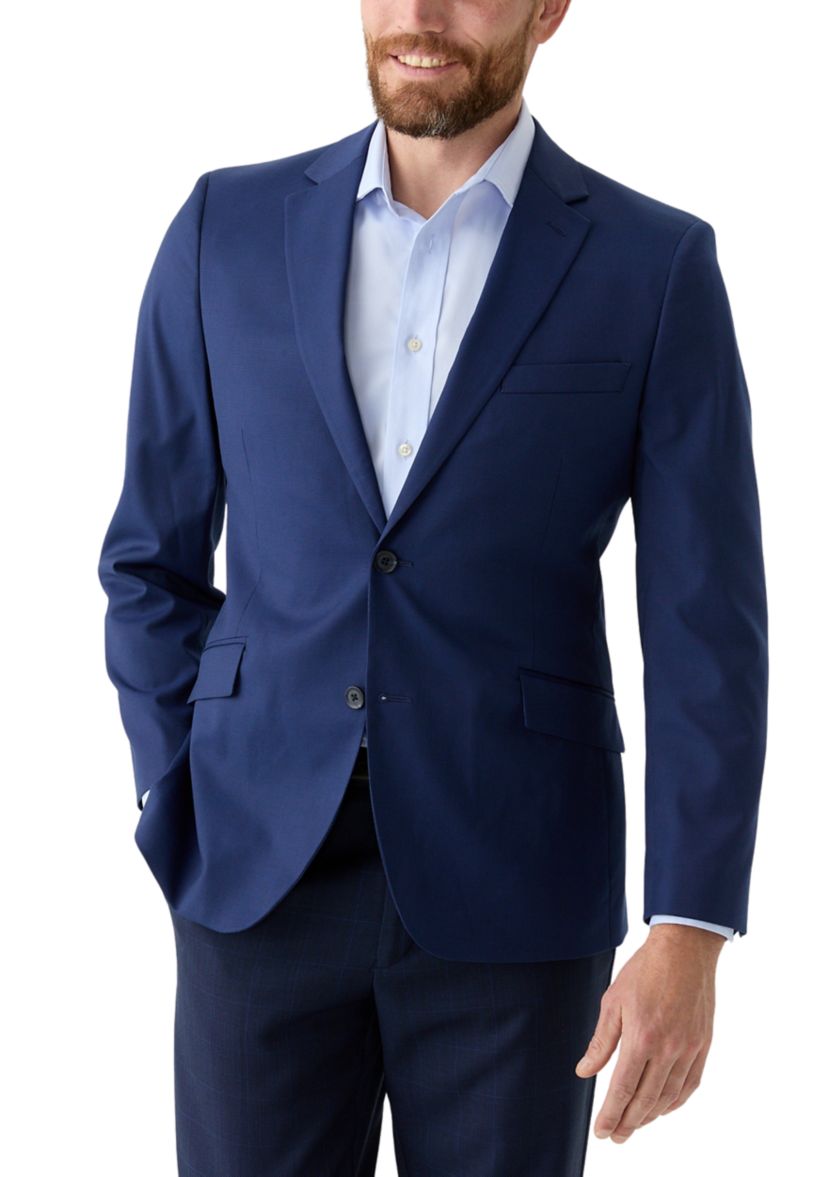 Blue Tonal Solid Sport Coat 