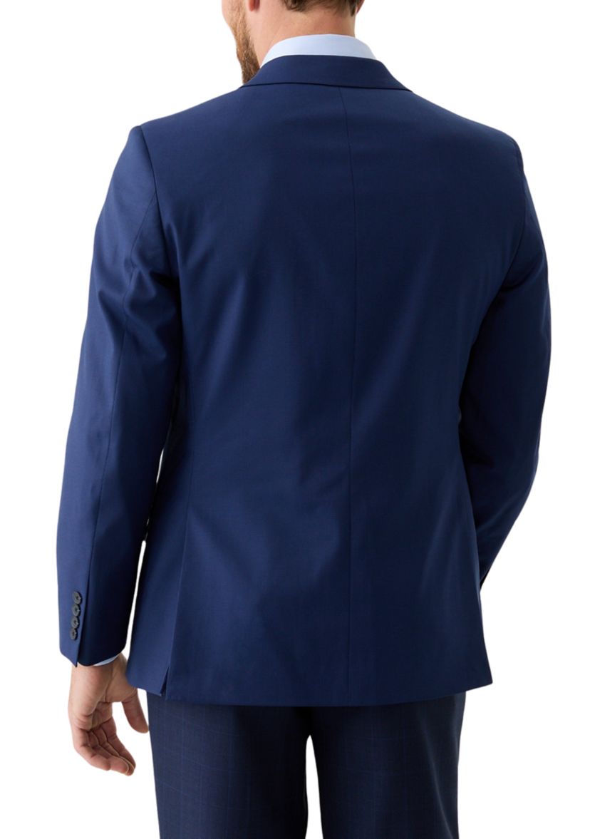 Blue Tonal Solid Sport Coat 