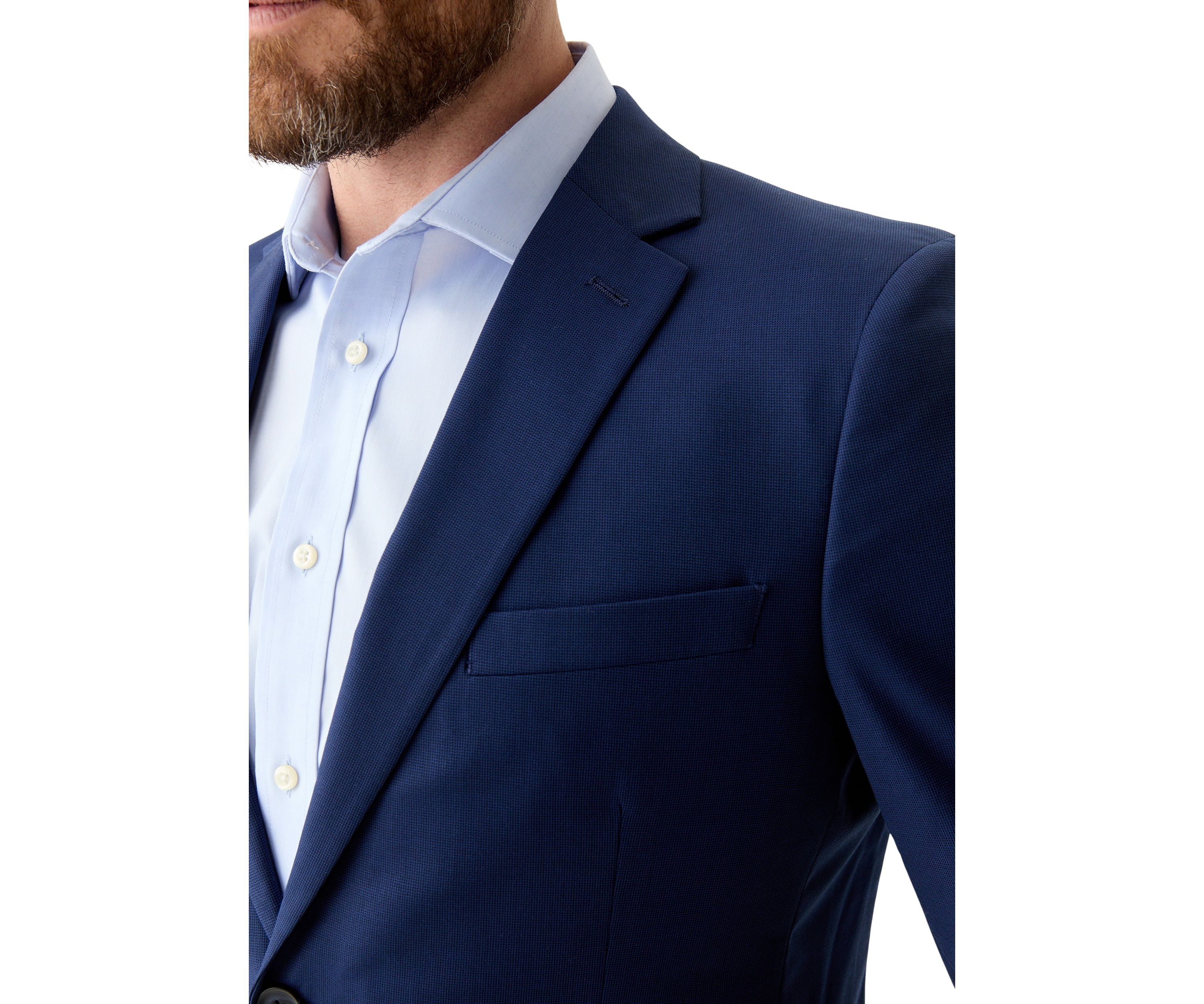 Blue Tonal Solid Sport Coat 