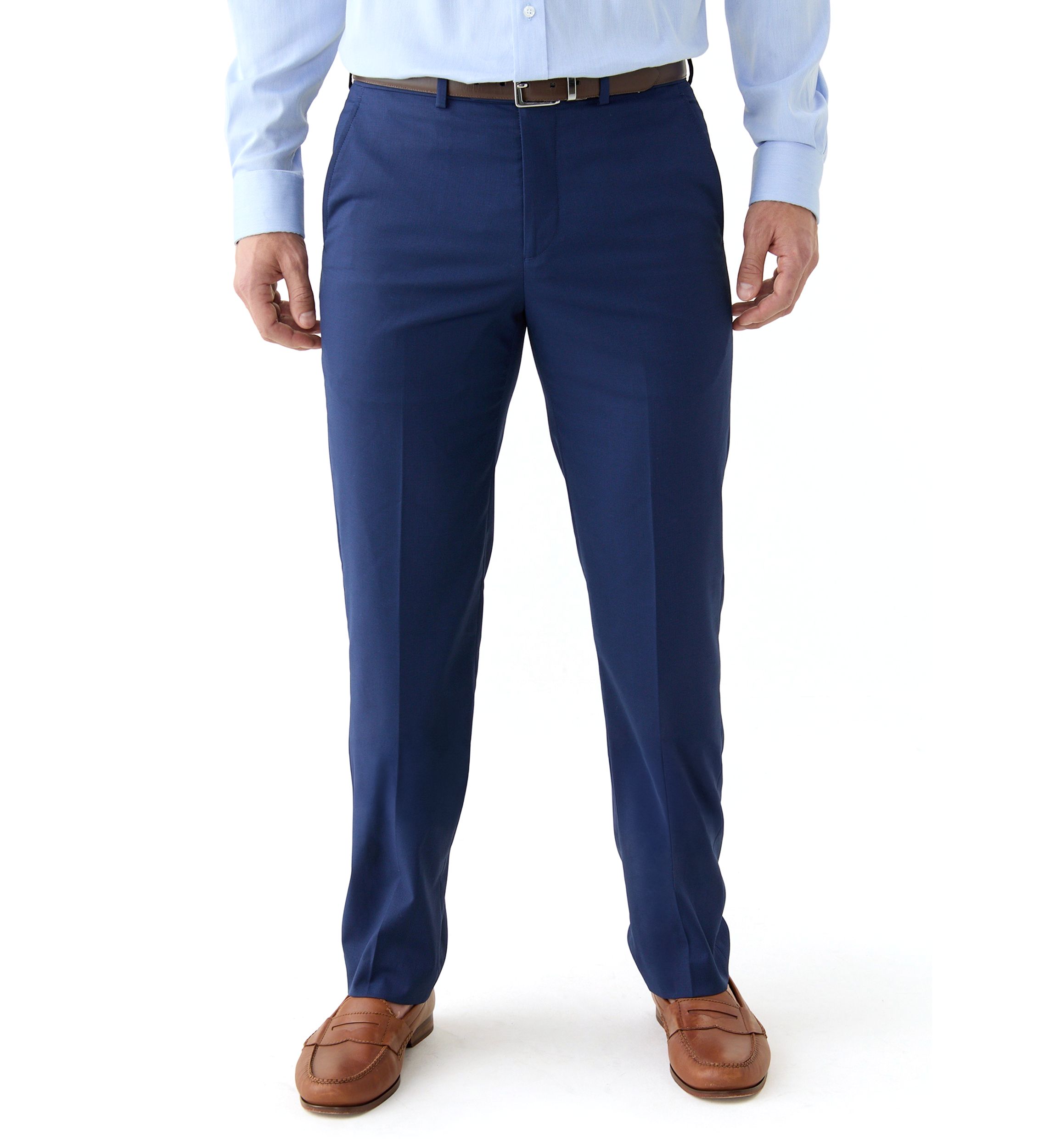 Mens Solid Dress Pants