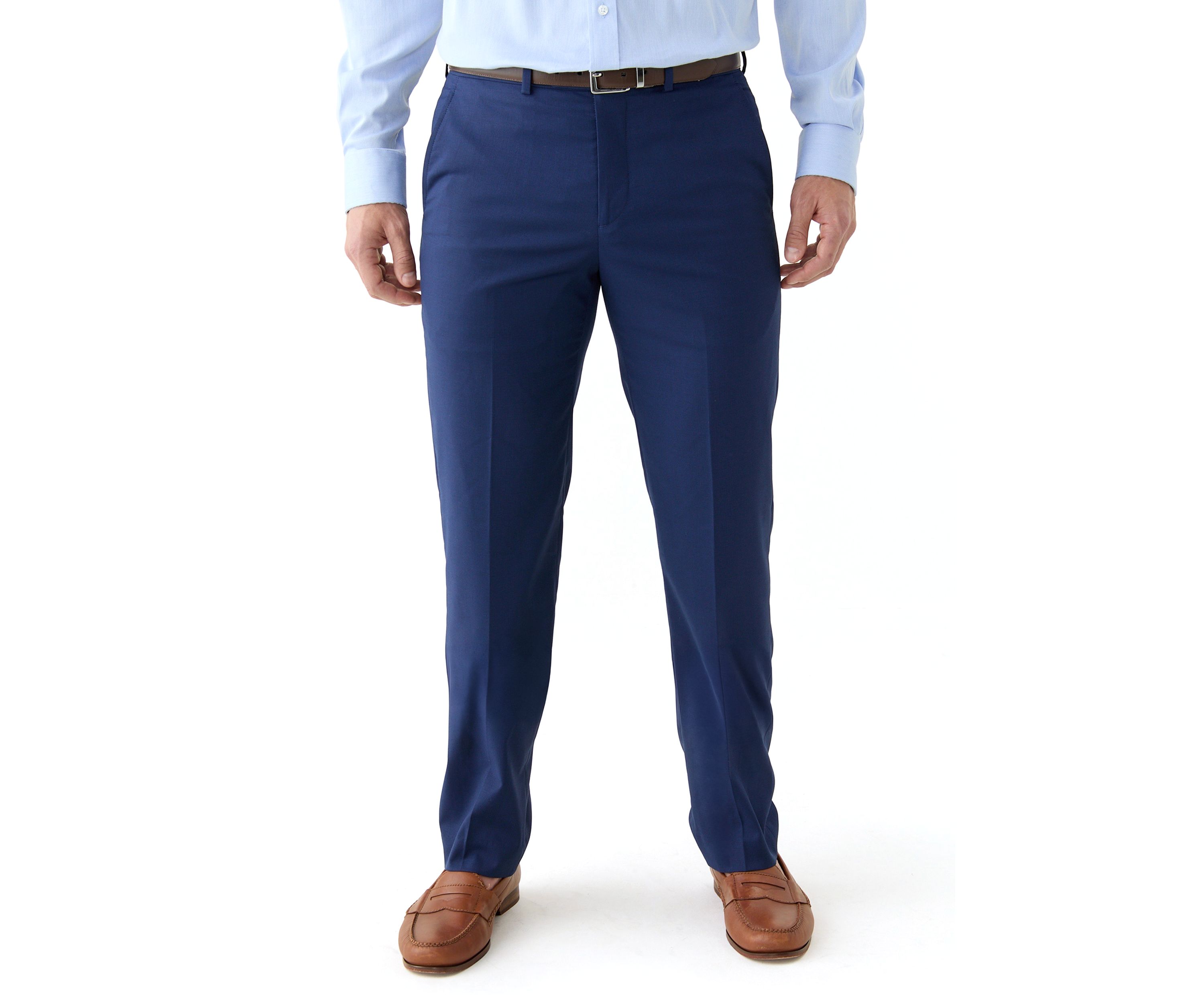 Mens Solid Dress Pants