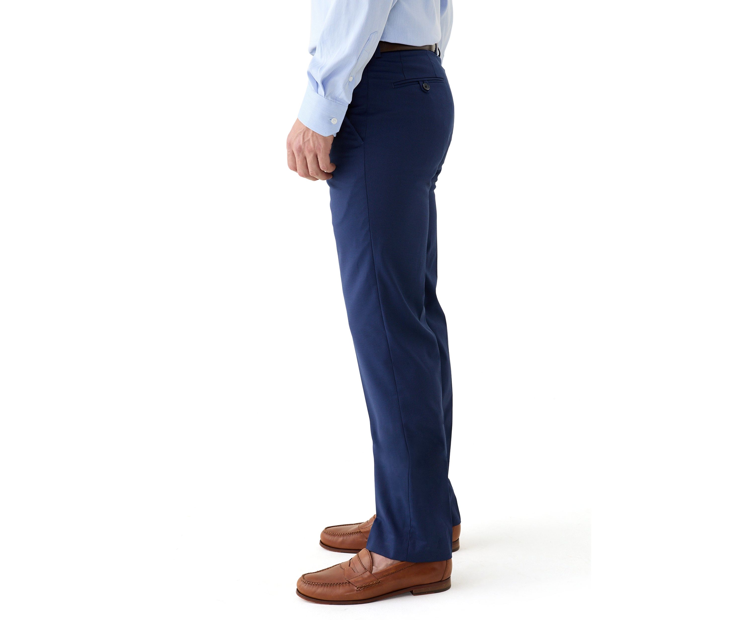 Mens Solid Dress Pants