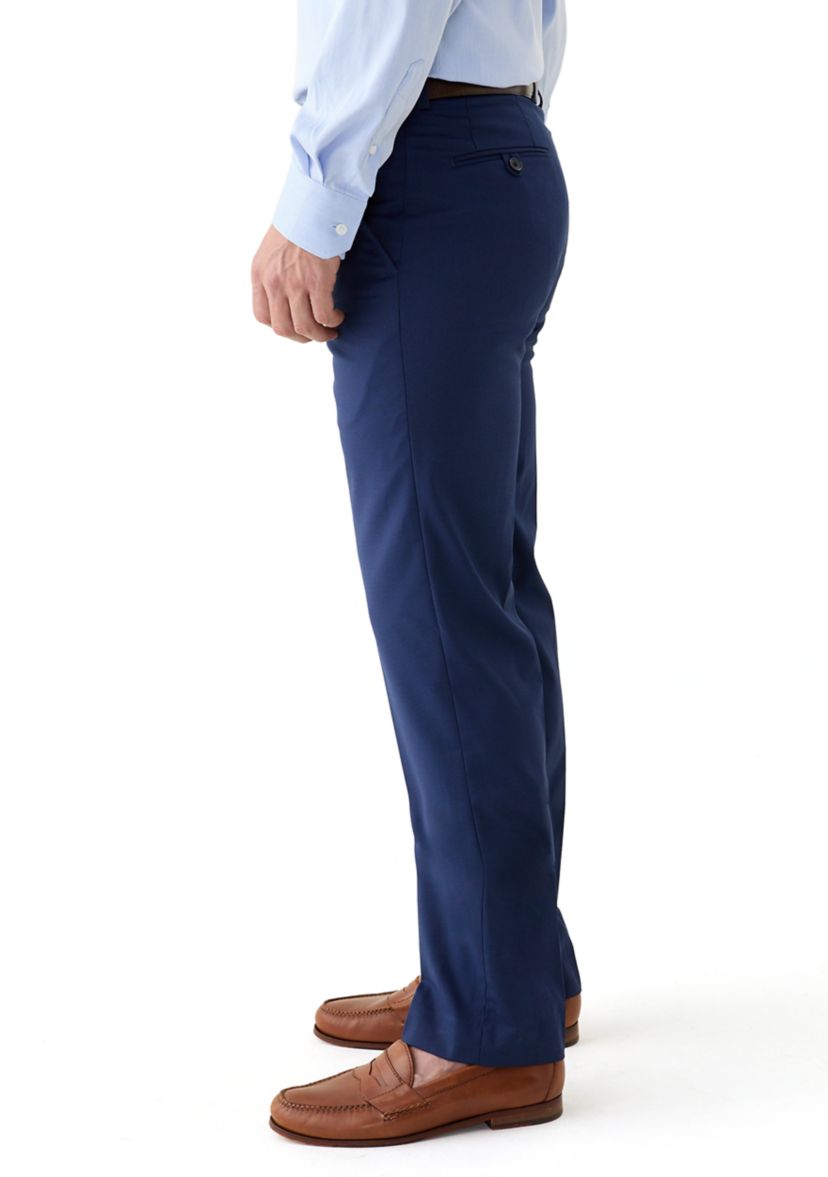Mens Solid Dress Pants