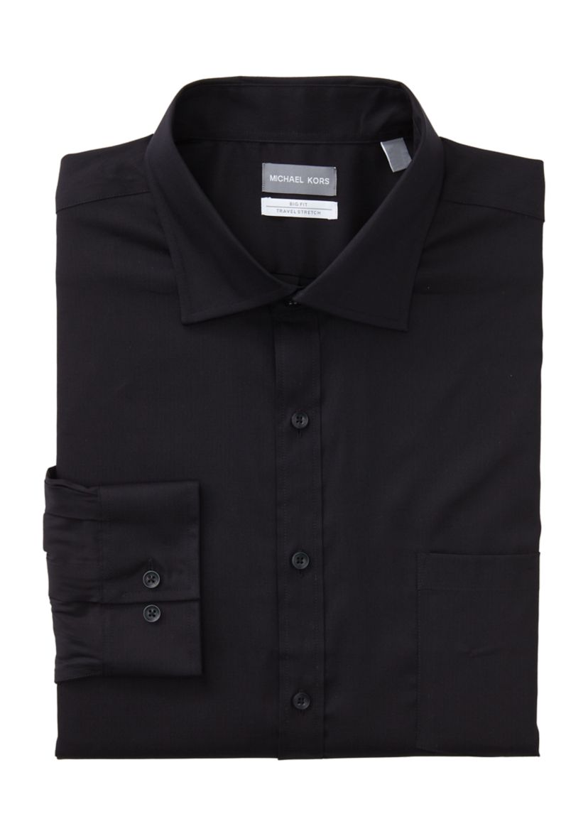 Big & Tall Passport Collection Travel Stretch Big and Tall Dress Shirt