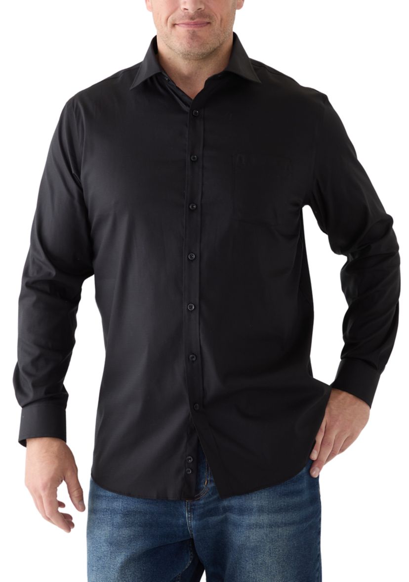 Big & Tall Passport Collection Travel Stretch Big and Tall Dress Shirt