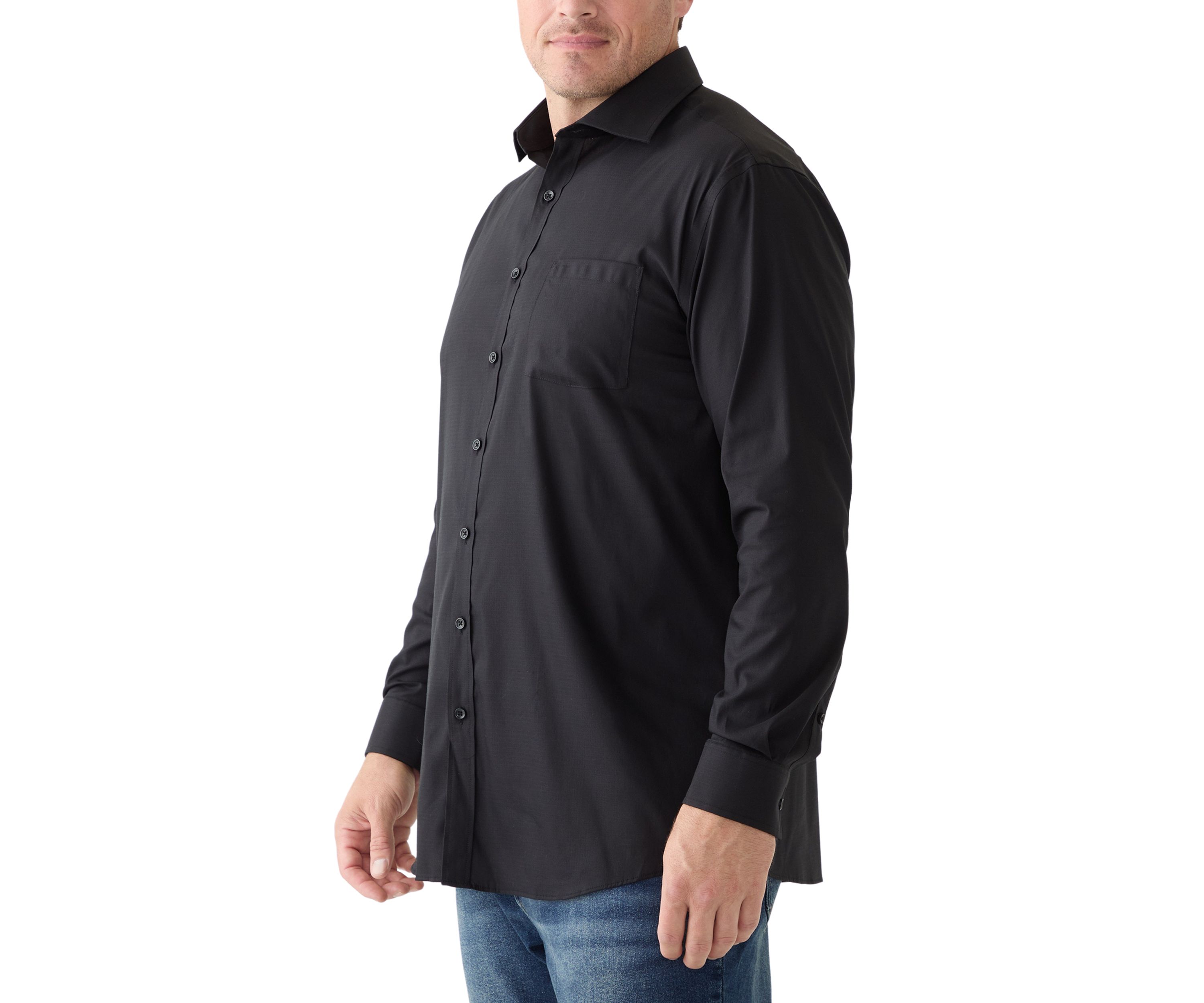 Big & Tall Passport Collection Travel Stretch Big and Tall Dress Shirt
