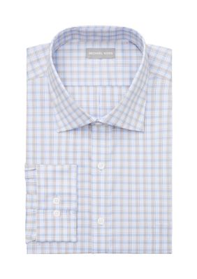 Michael Kors Men's Big & Tall Passport Collection Travel Stretch Big and Tall Dress Shirt