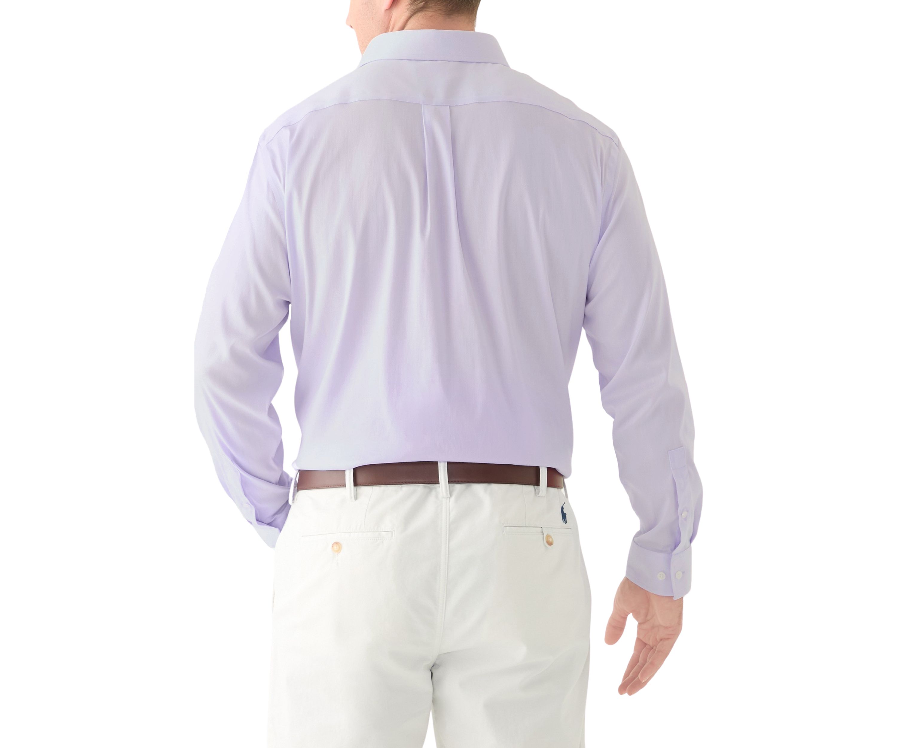 Mens Big Travel Stretch Fit Dress Shirt