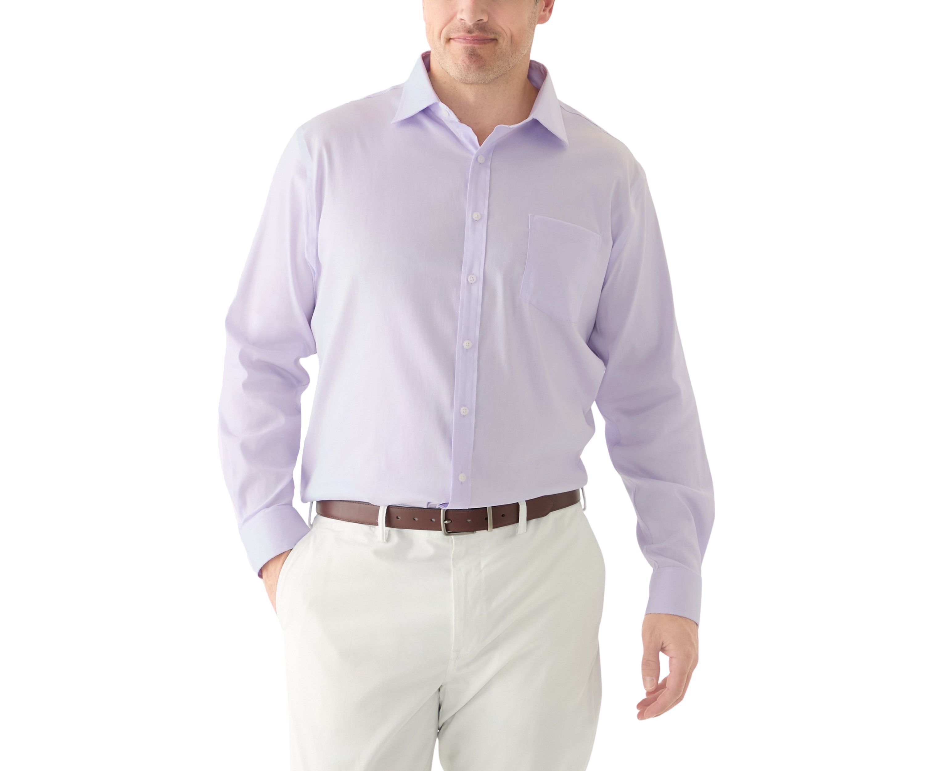 Mens Tall Travel Stretch Fit Dress Shirt