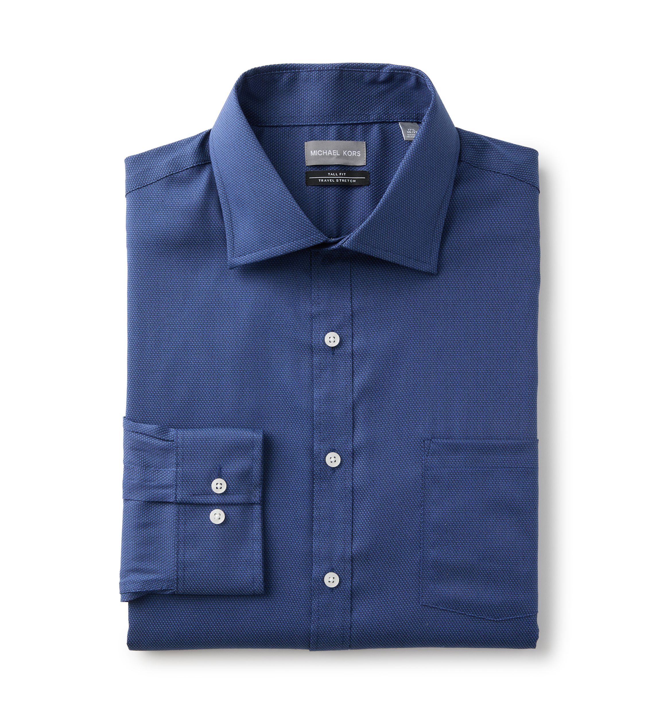 Mens Big Passport Collection Travel Stretch Dress Shirt