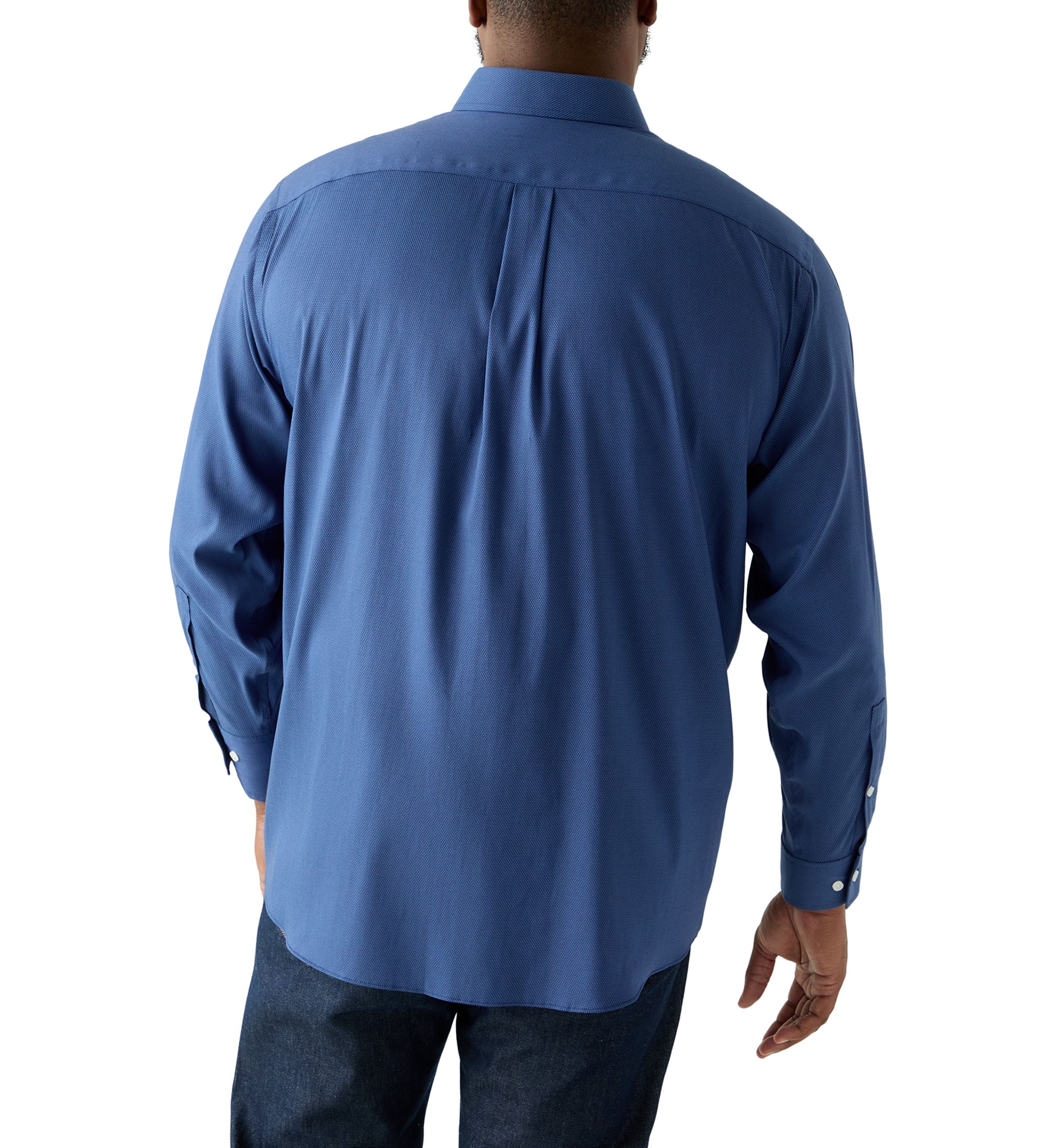 Mens Big Passport Collection Travel Stretch Dress Shirt