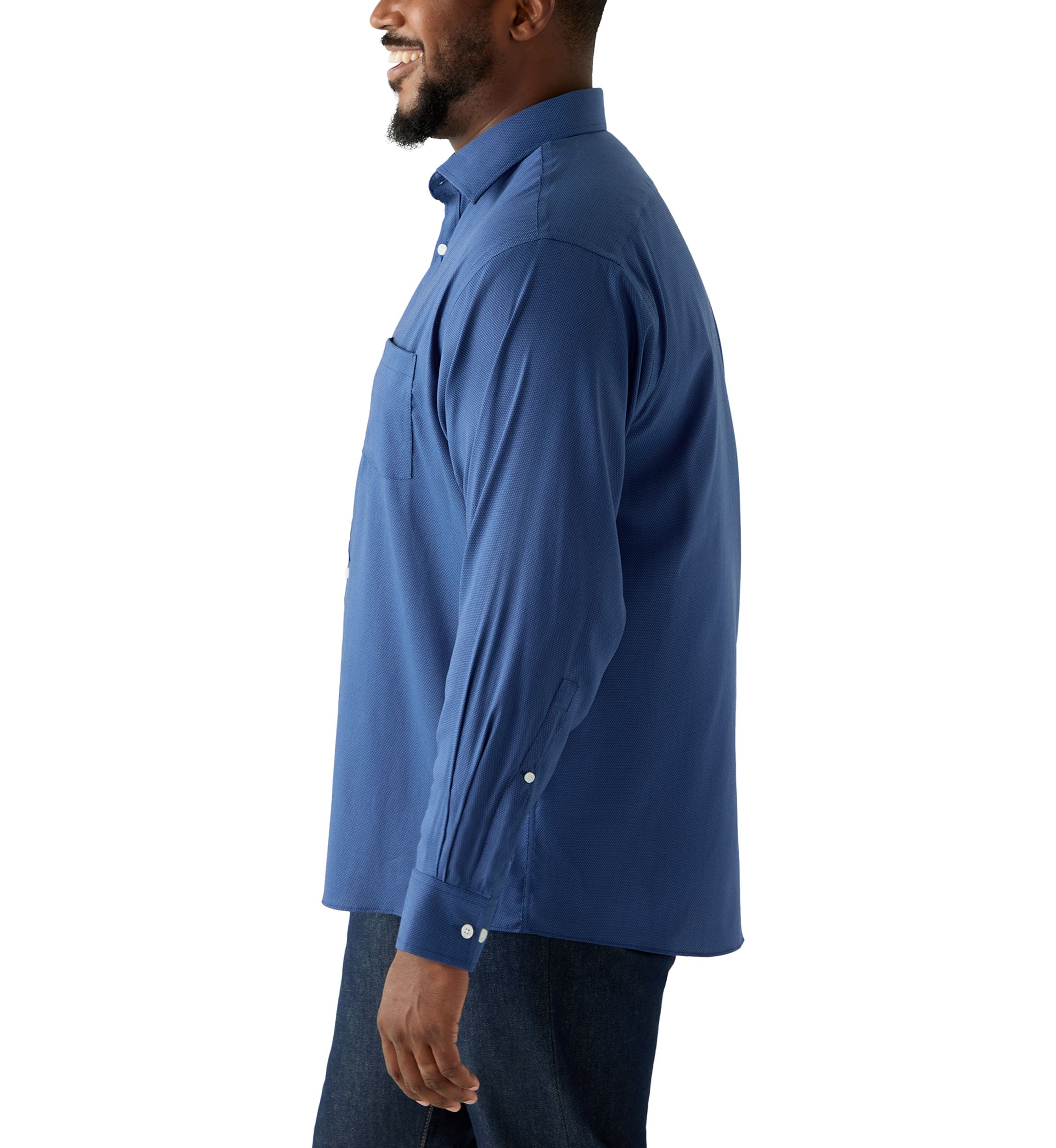 Mens Big Passport Collection Travel Stretch Dress Shirt