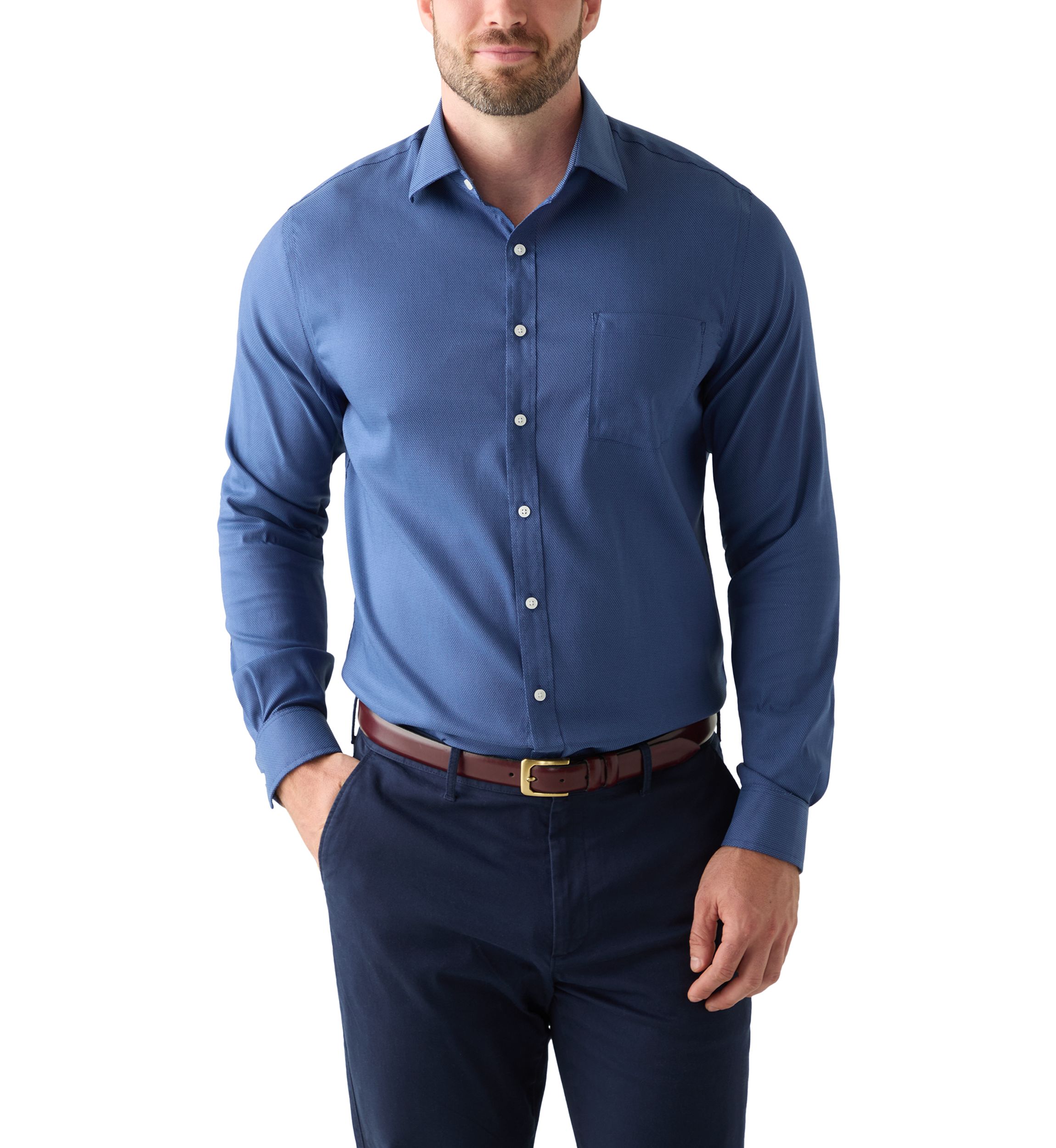 Big & Tall Passport Collection Travel Stretch Dress Shirt