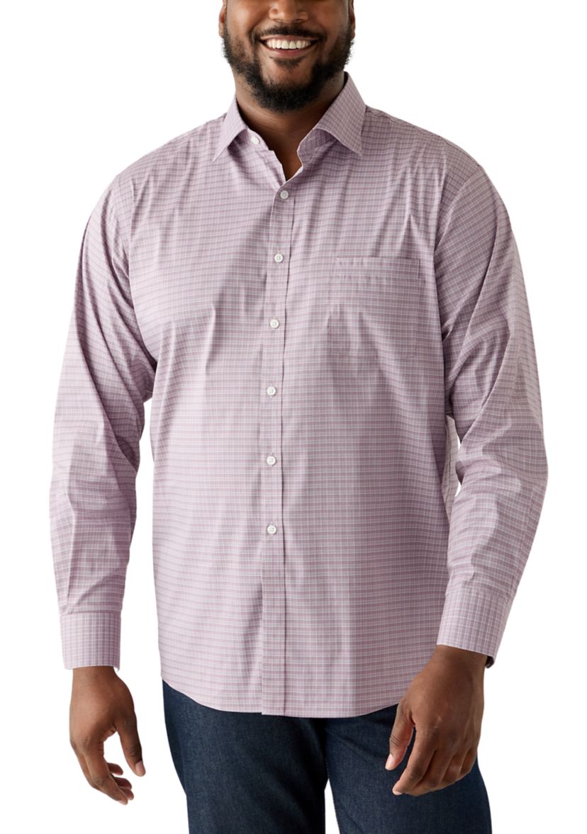  Mens Big Passport Collection Travel Stretch Dress Shirt 