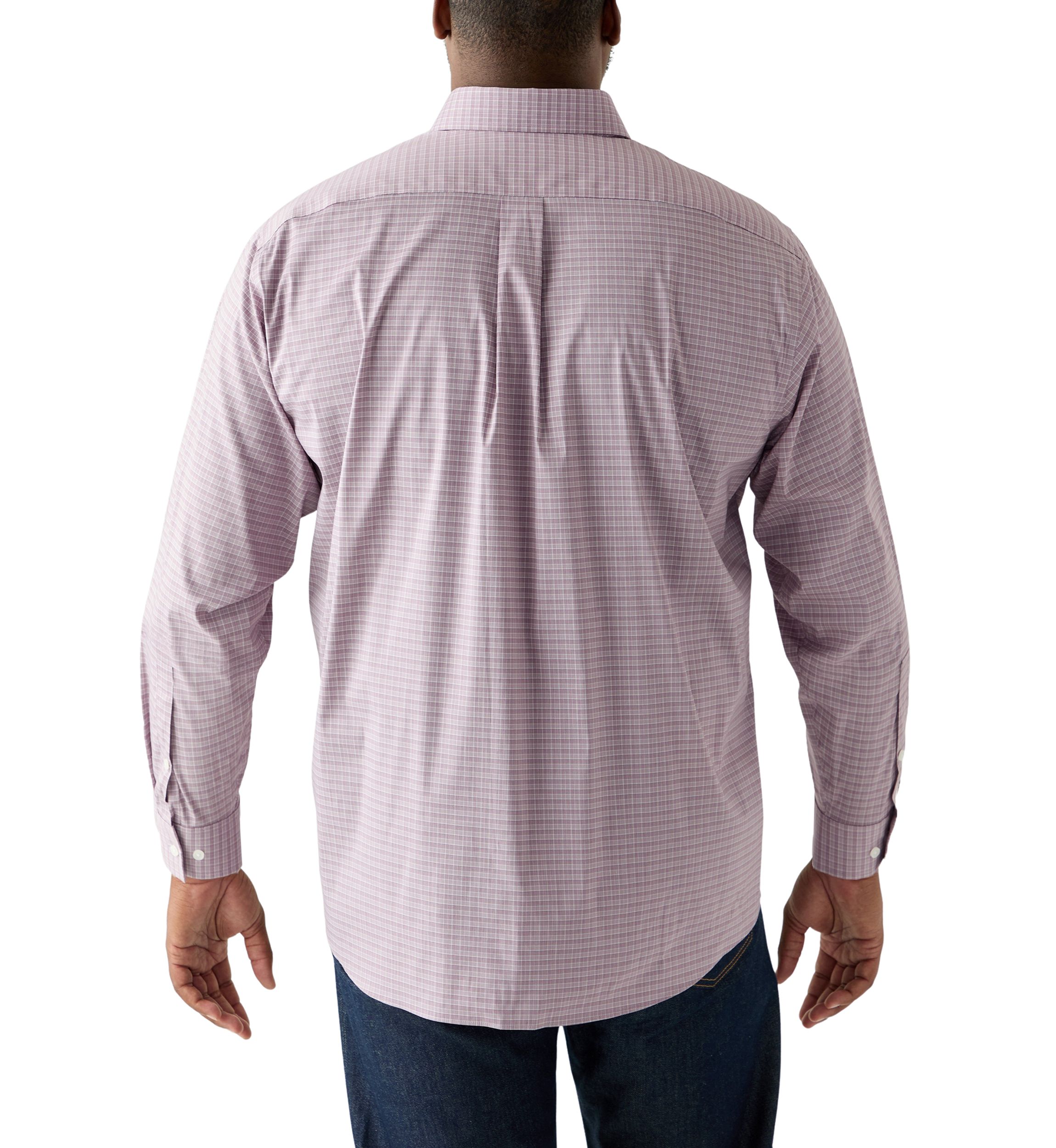  Mens Big Passport Collection Travel Stretch Dress Shirt 