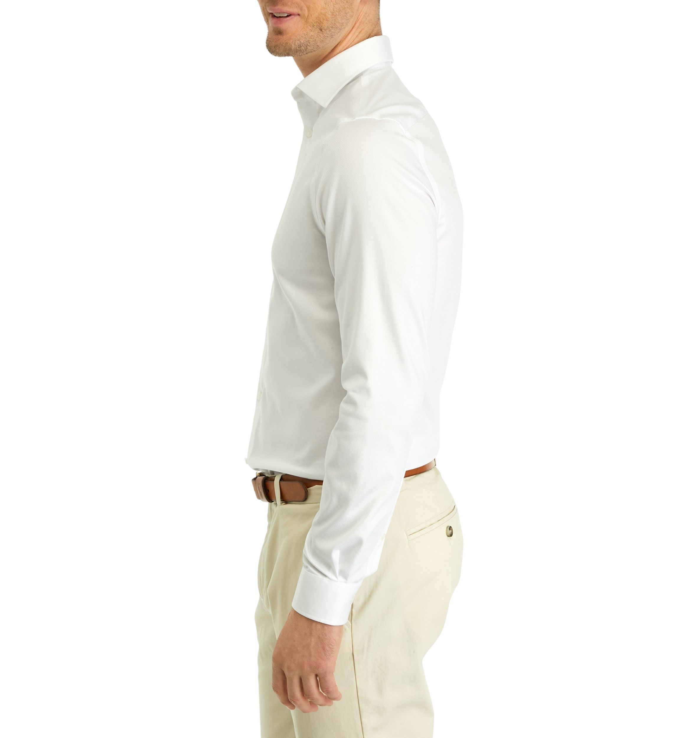 Mens Airsoft Stretch Dress Shirt