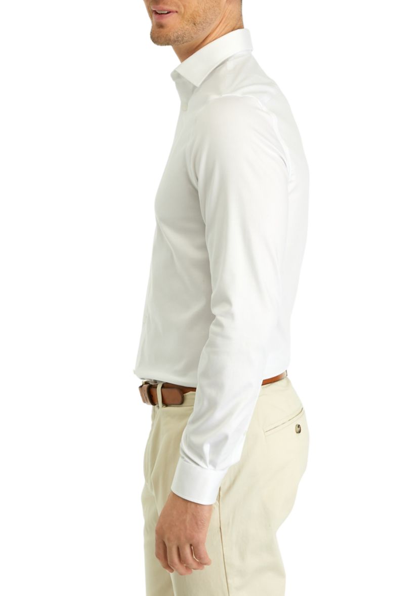 Mens Airsoft Stretch Dress Shirt