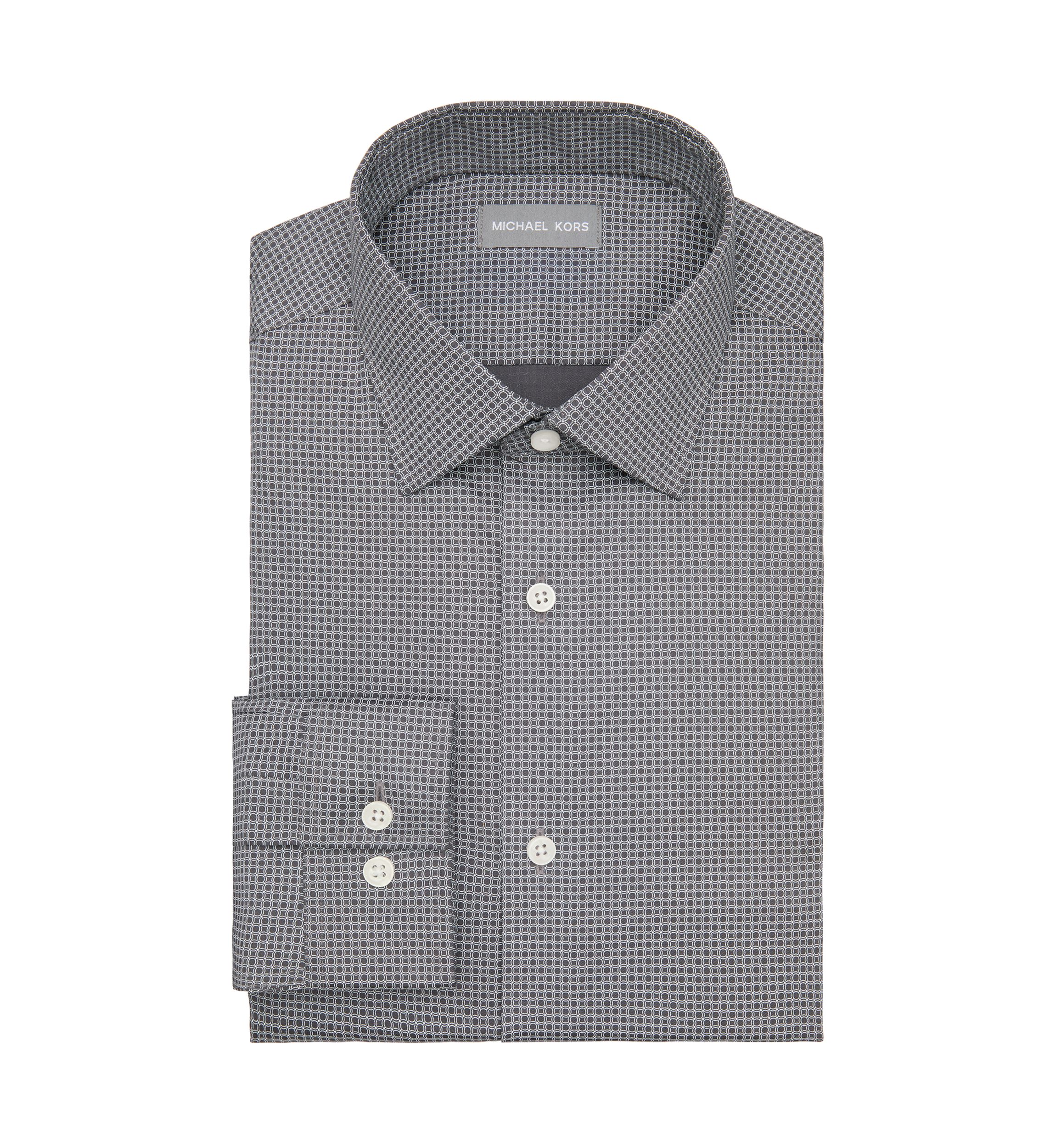 michael kors men's dress shirts Slim Fit Comfort Stretch Solid Shirt Solid and slim Men's Designer Shirts | Michael