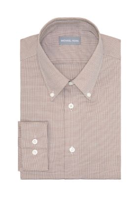 Michael Kors Ultra Wrinkle Free, Men's Regular Fit Dress Shirt, 15.5 34/35